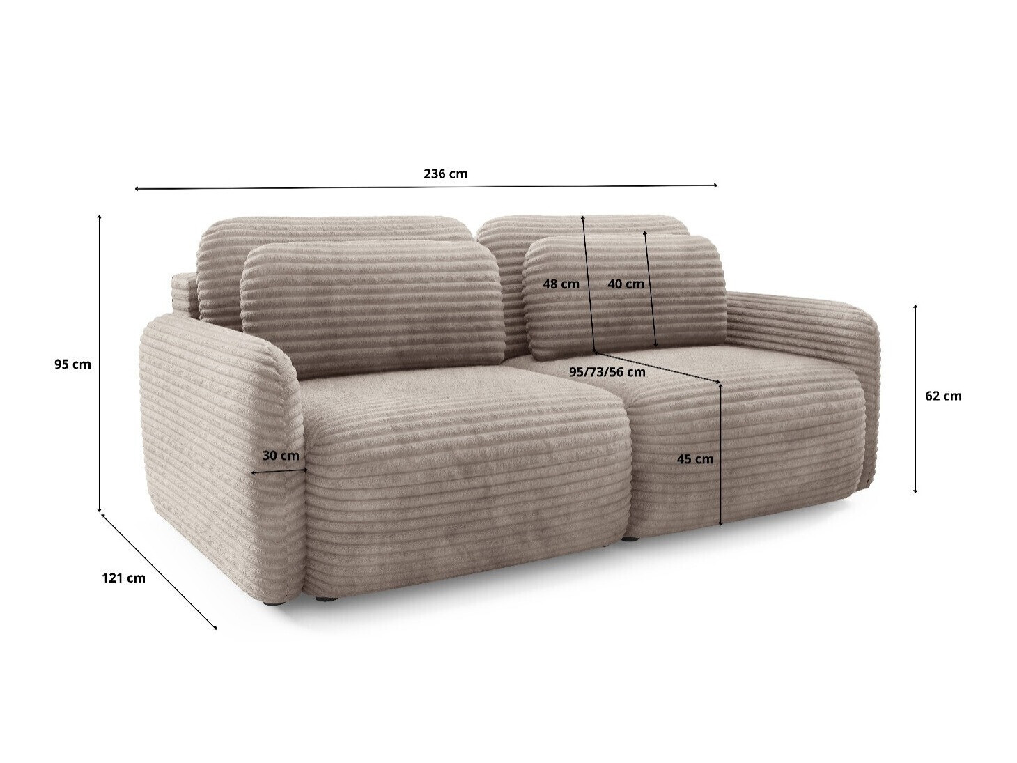 Sofa lova Franklin 216 (Ambience 1)