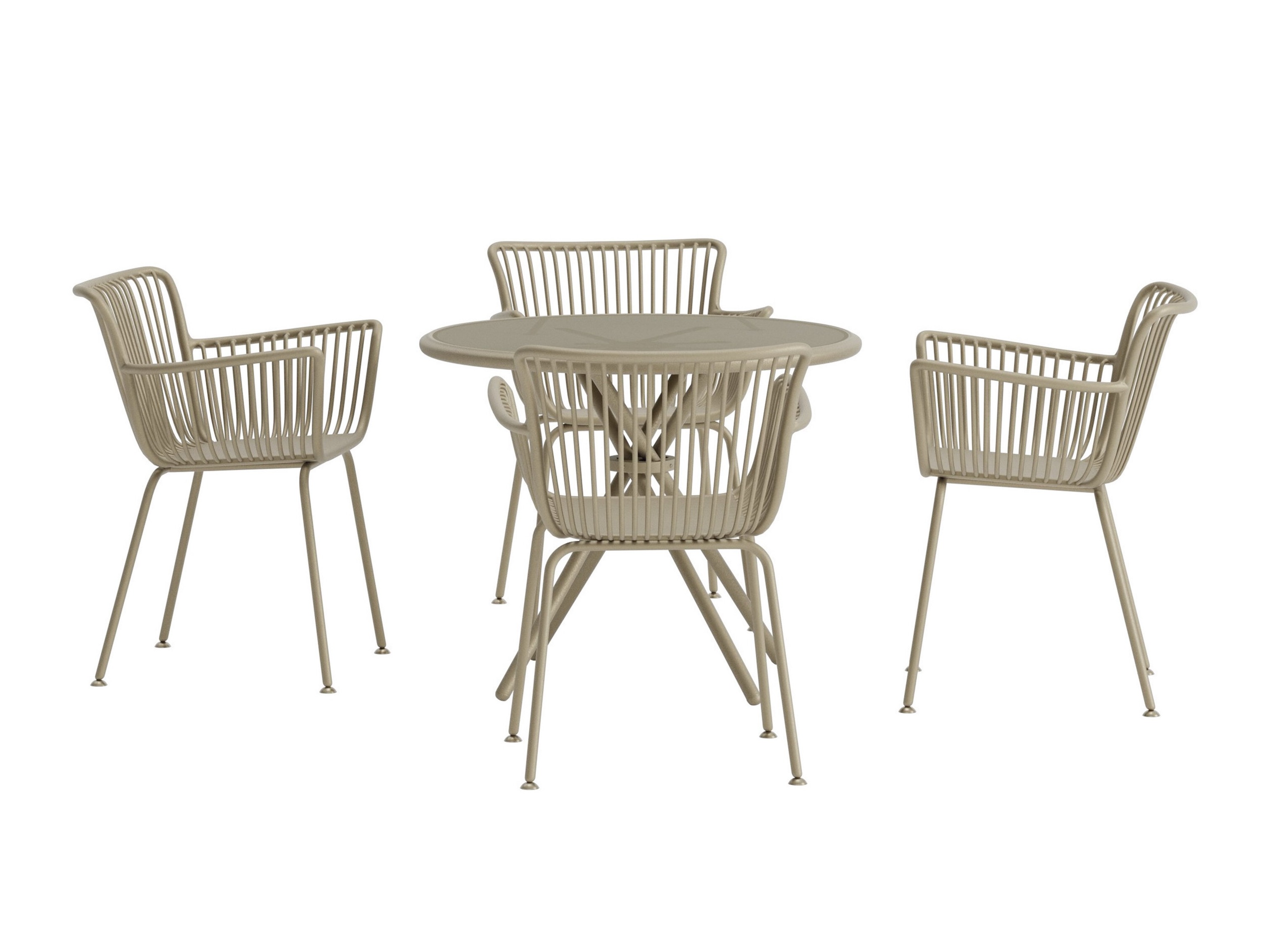 Stalo ir kėdžių komplektas Dallas 5163