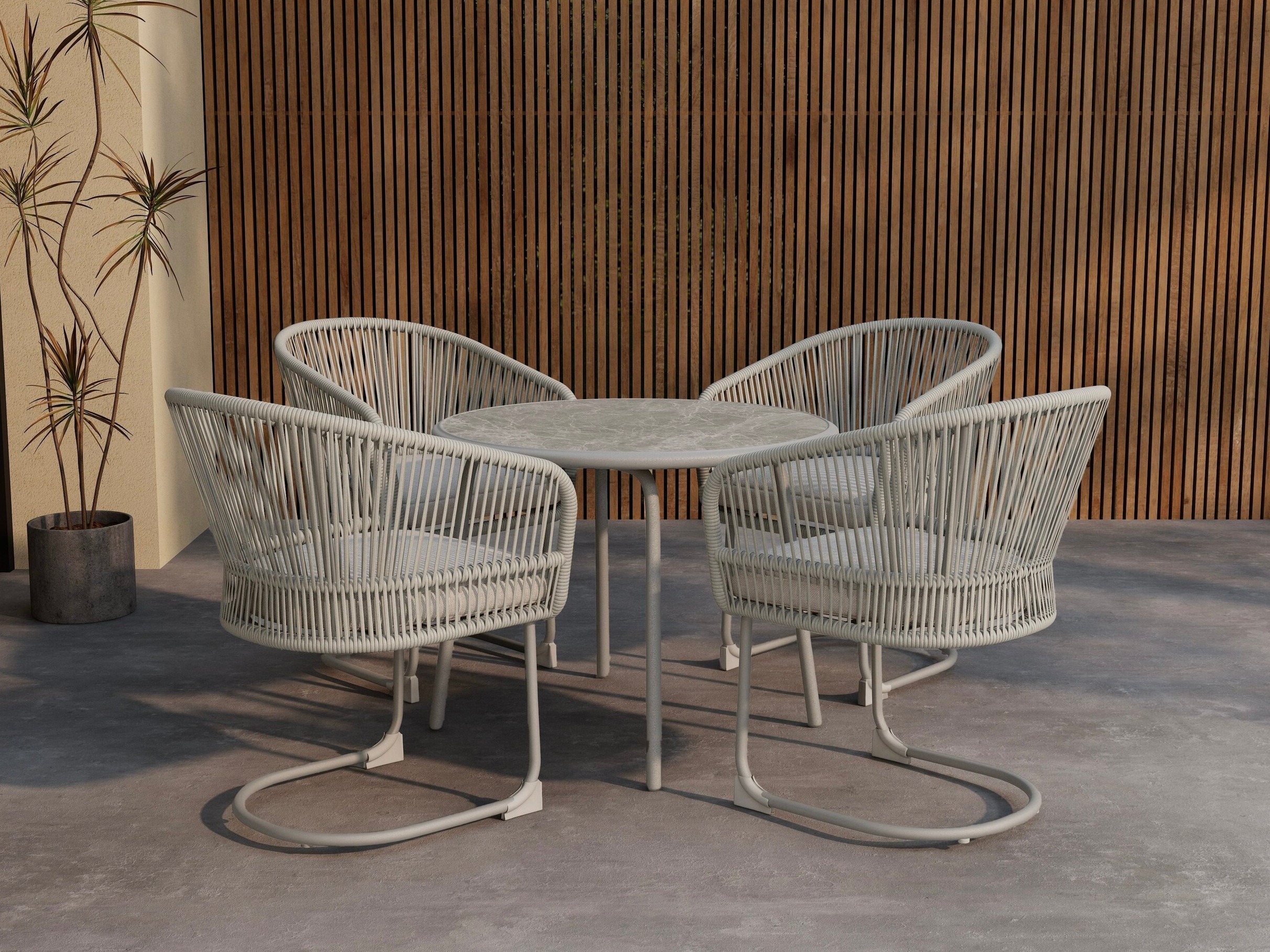 Stalo ir kėdžių komplektas Dallas 5164