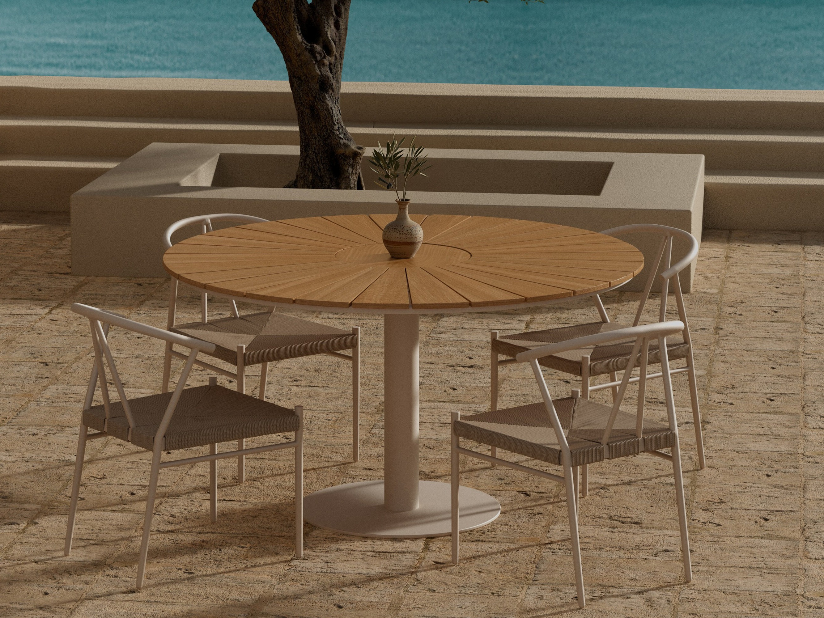 Stalo ir kėdžių komplektas Dallas 5167