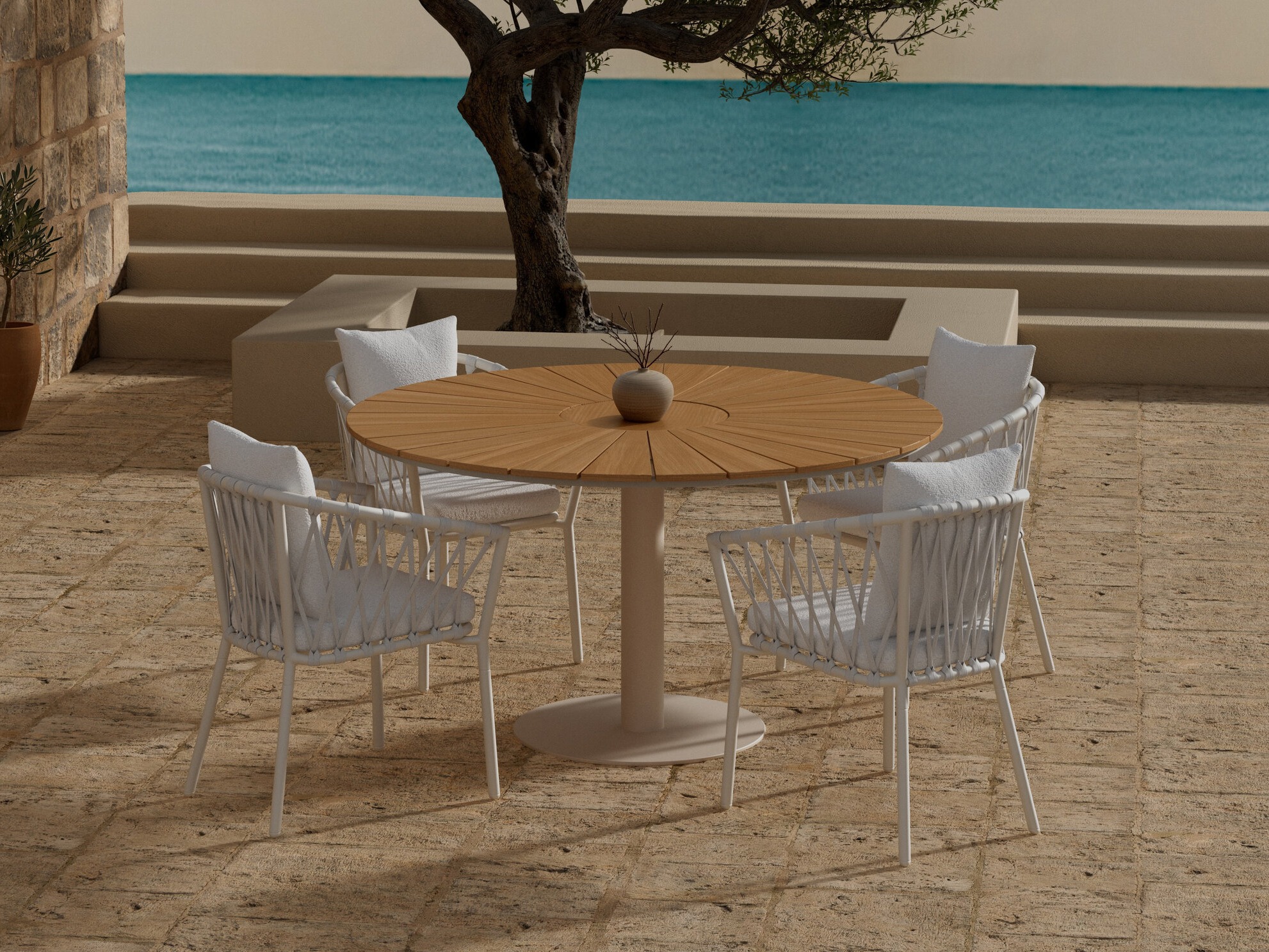 Stalo ir kėdžių komplektas Dallas 5168