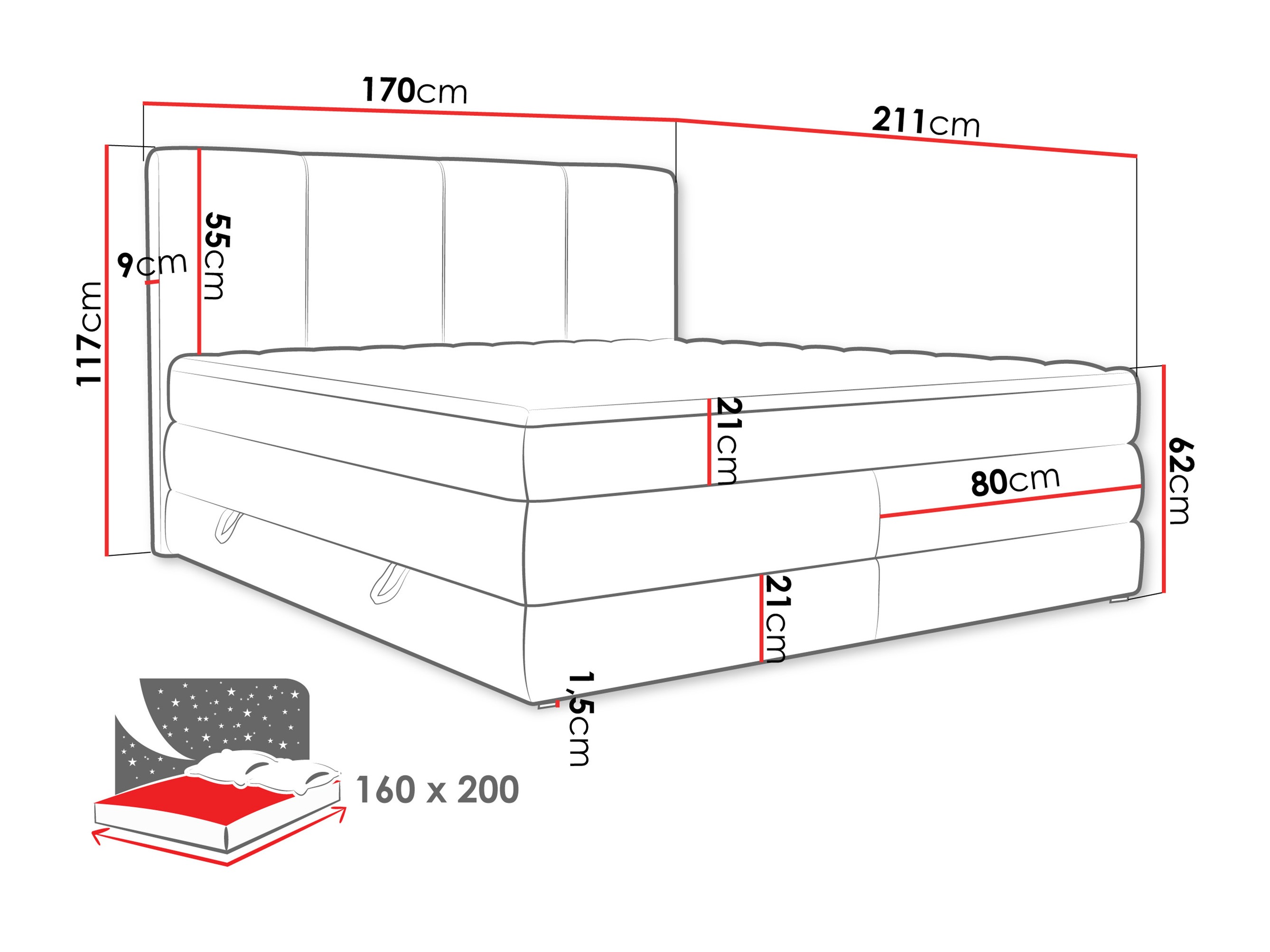 Continental lova ComfiDream Caelion (Onega 03)