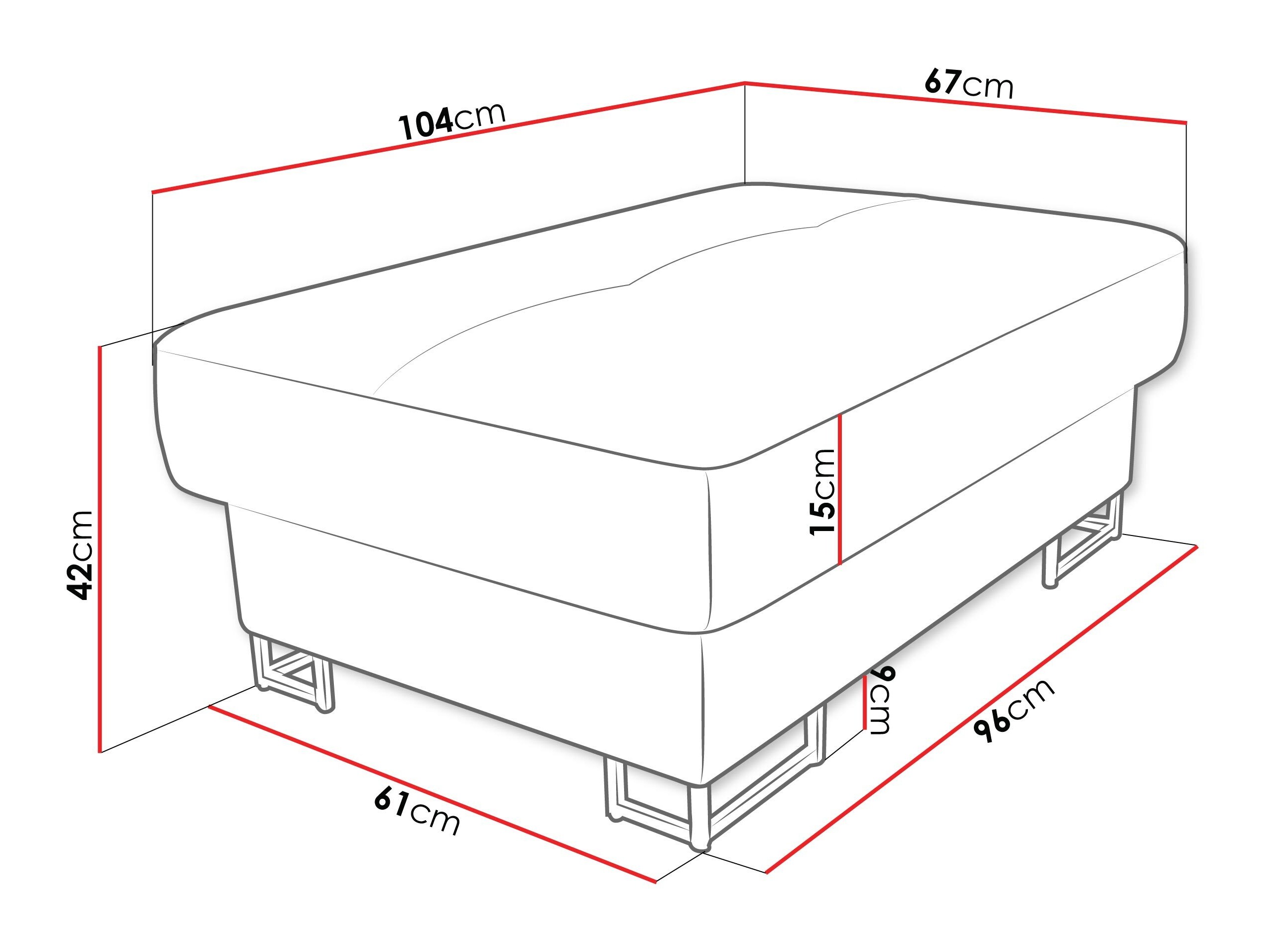 Minkštasuolis Comfivo Ruta (Magic Velvet 2216)