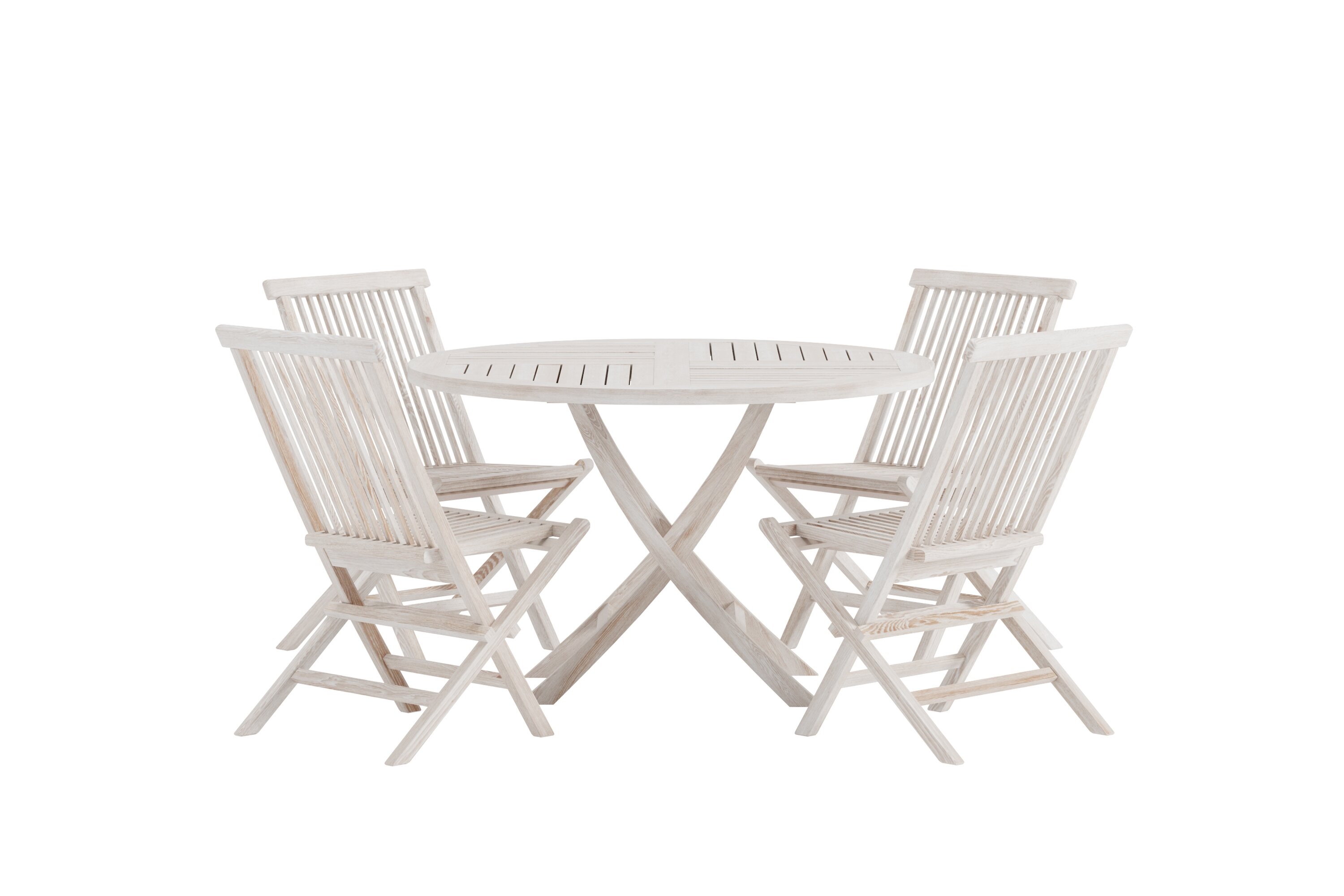 Stalo ir kėdžių komplektas Nunova 145 (Šviesus medis)