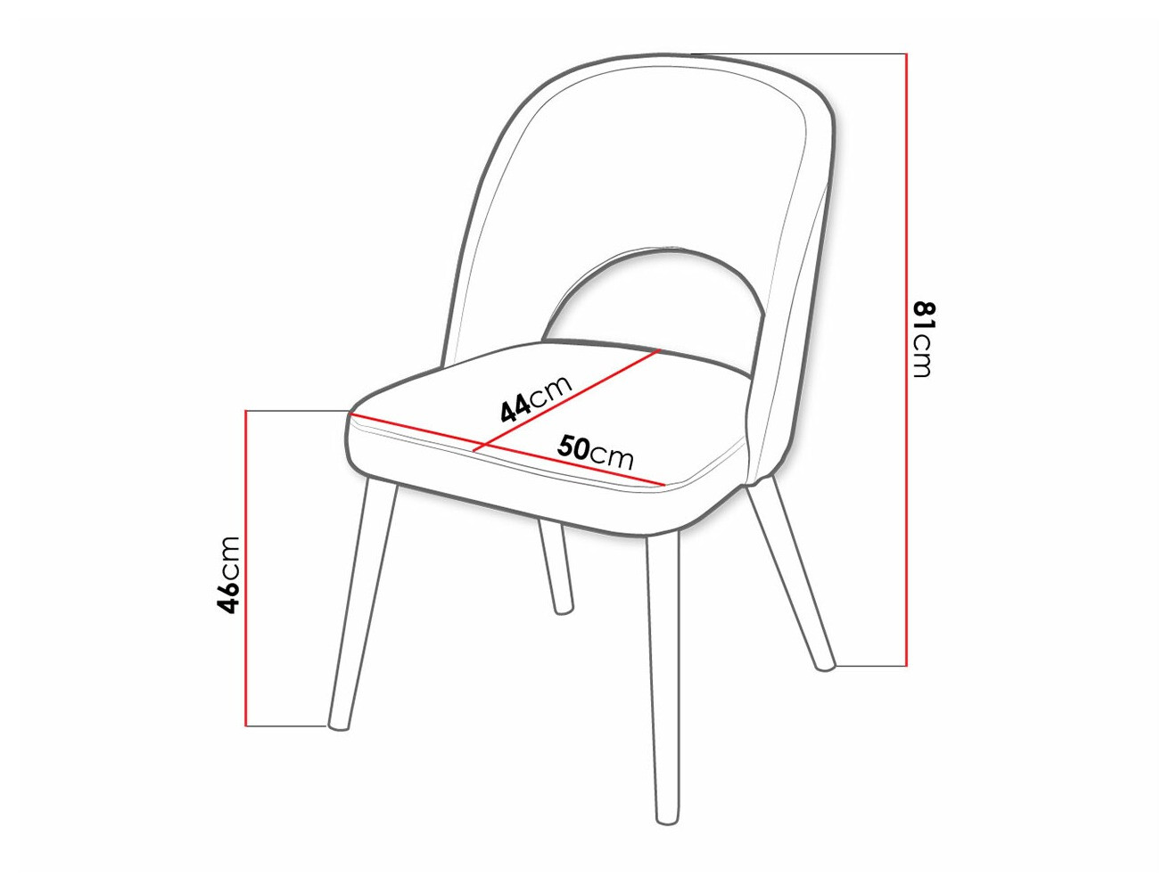 Kėdė ST8545 su pažeista pakuote