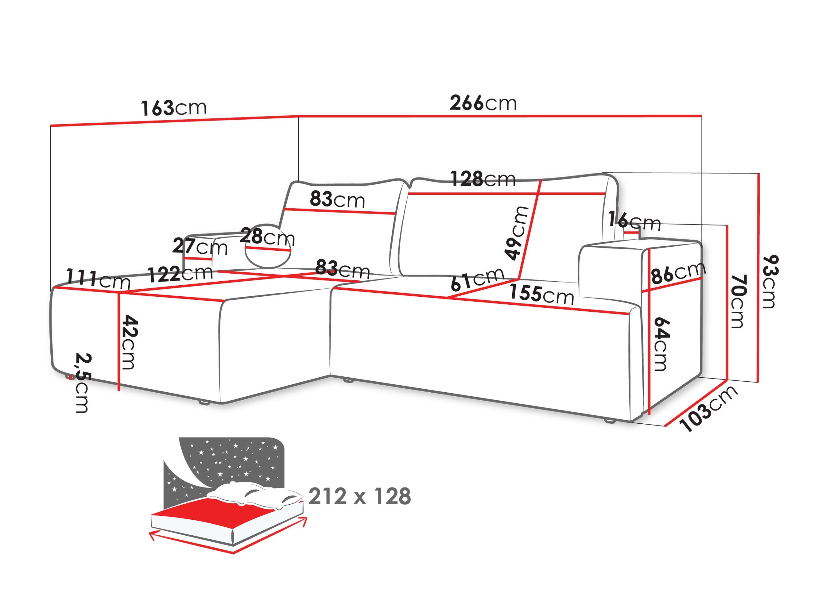 Minkštas kampas Comfivo Societas (Margo 227)