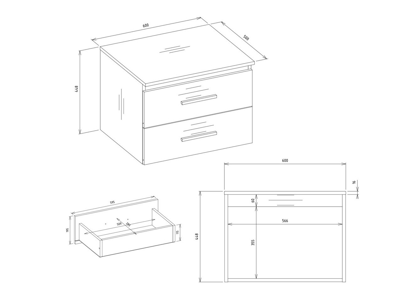 Pakabinama vonios spintelė praustuvui Nolmaru 112