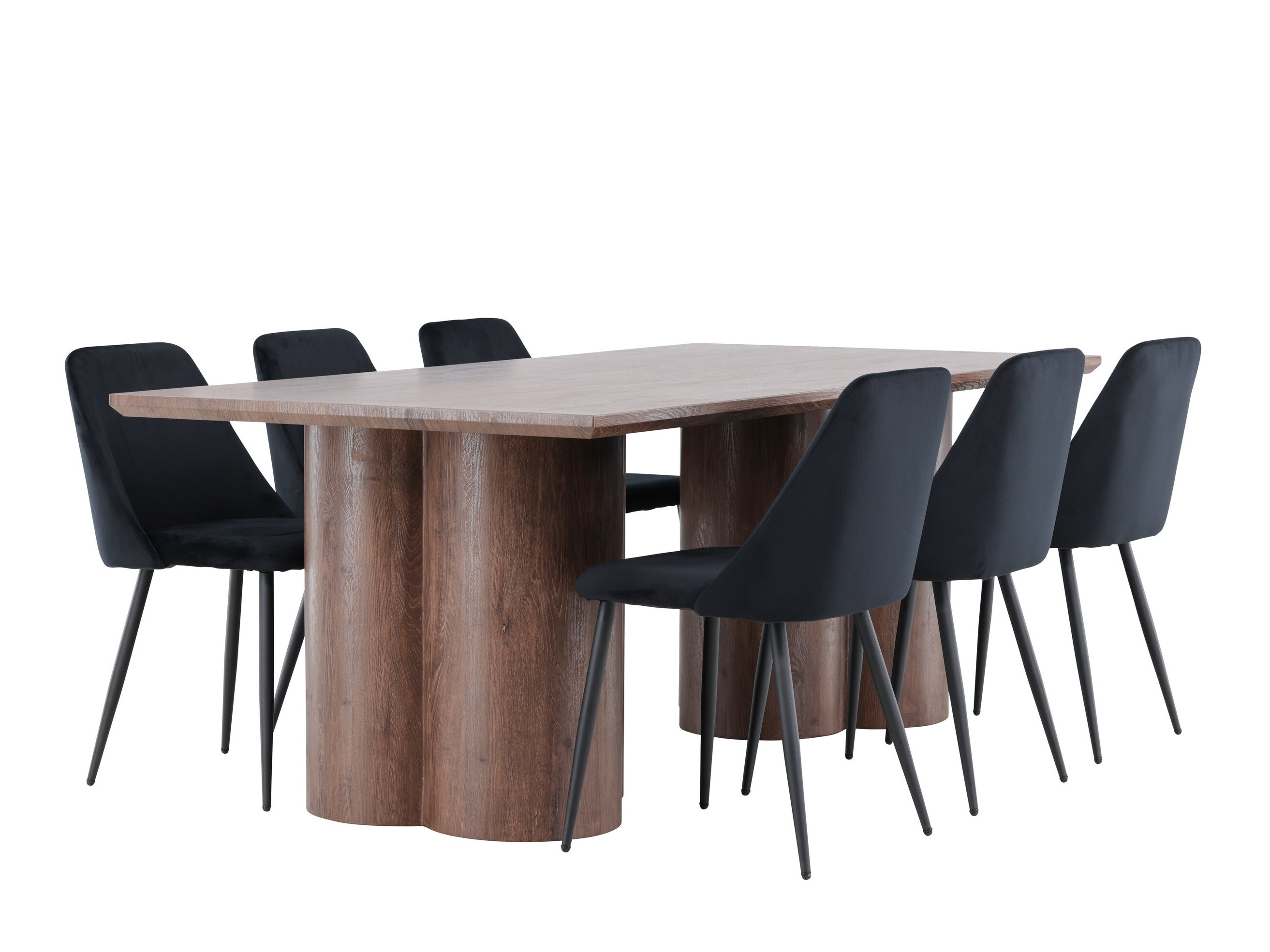 Valgomojo komplektas Dallas 5182 (Ruda)