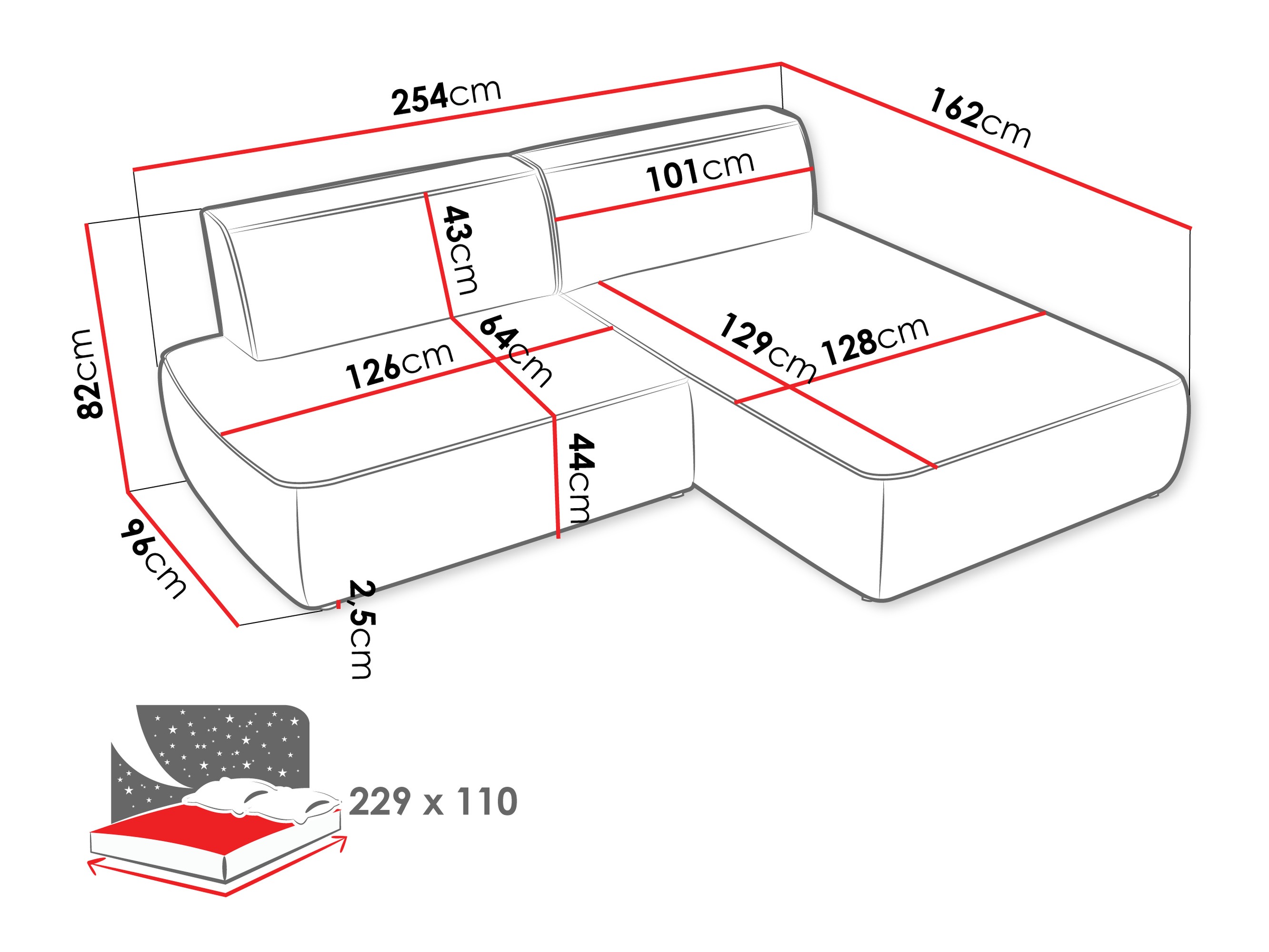 Minkštas kampas Comfivo 531 (Velo 621)