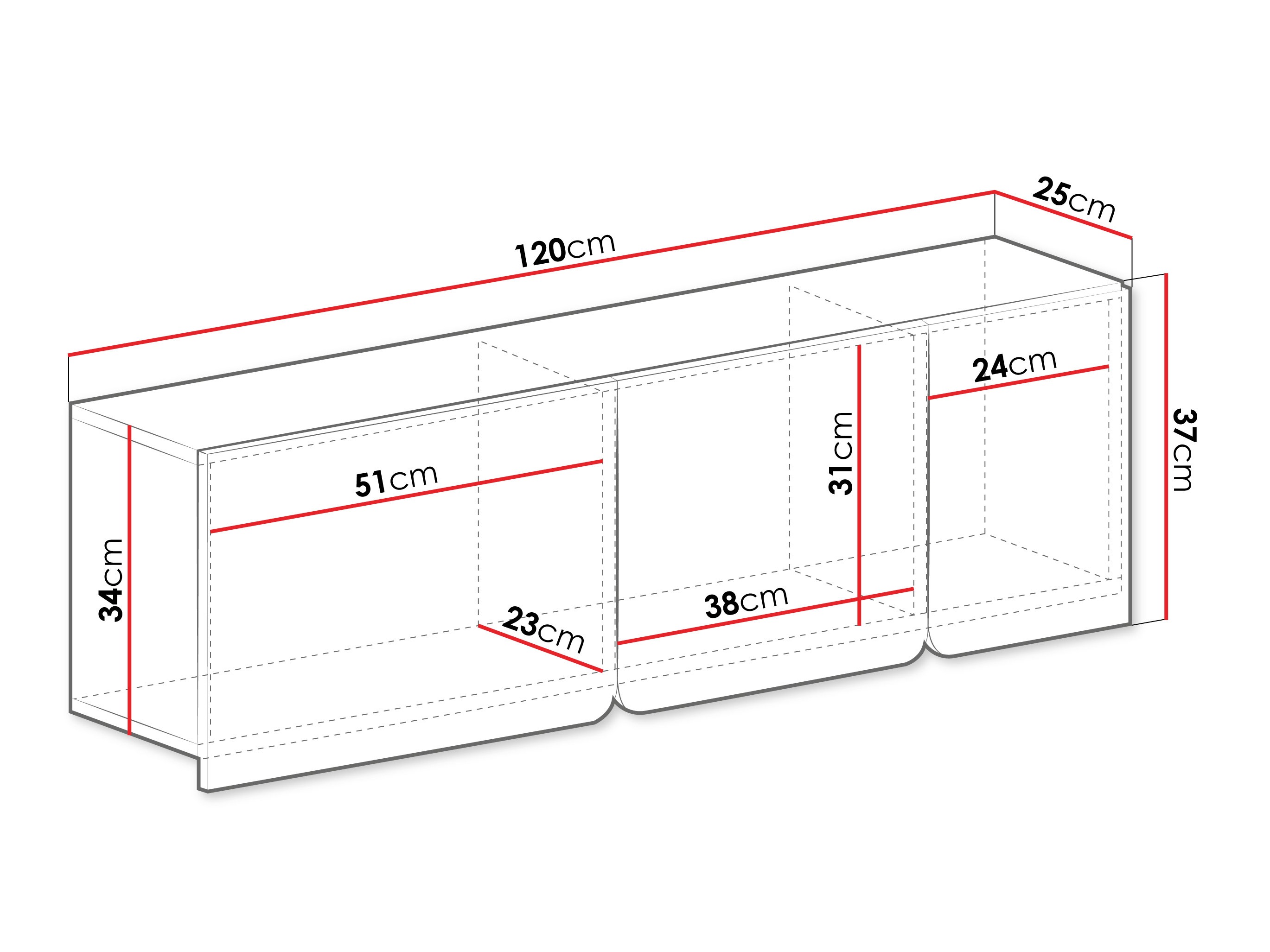 Pakabinama spintelė ST8556