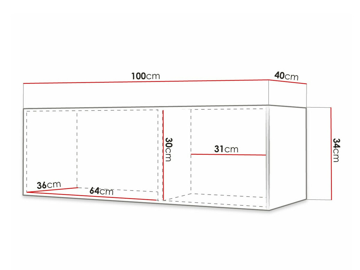 TV staliukas ST8558 su pažeista pakuote