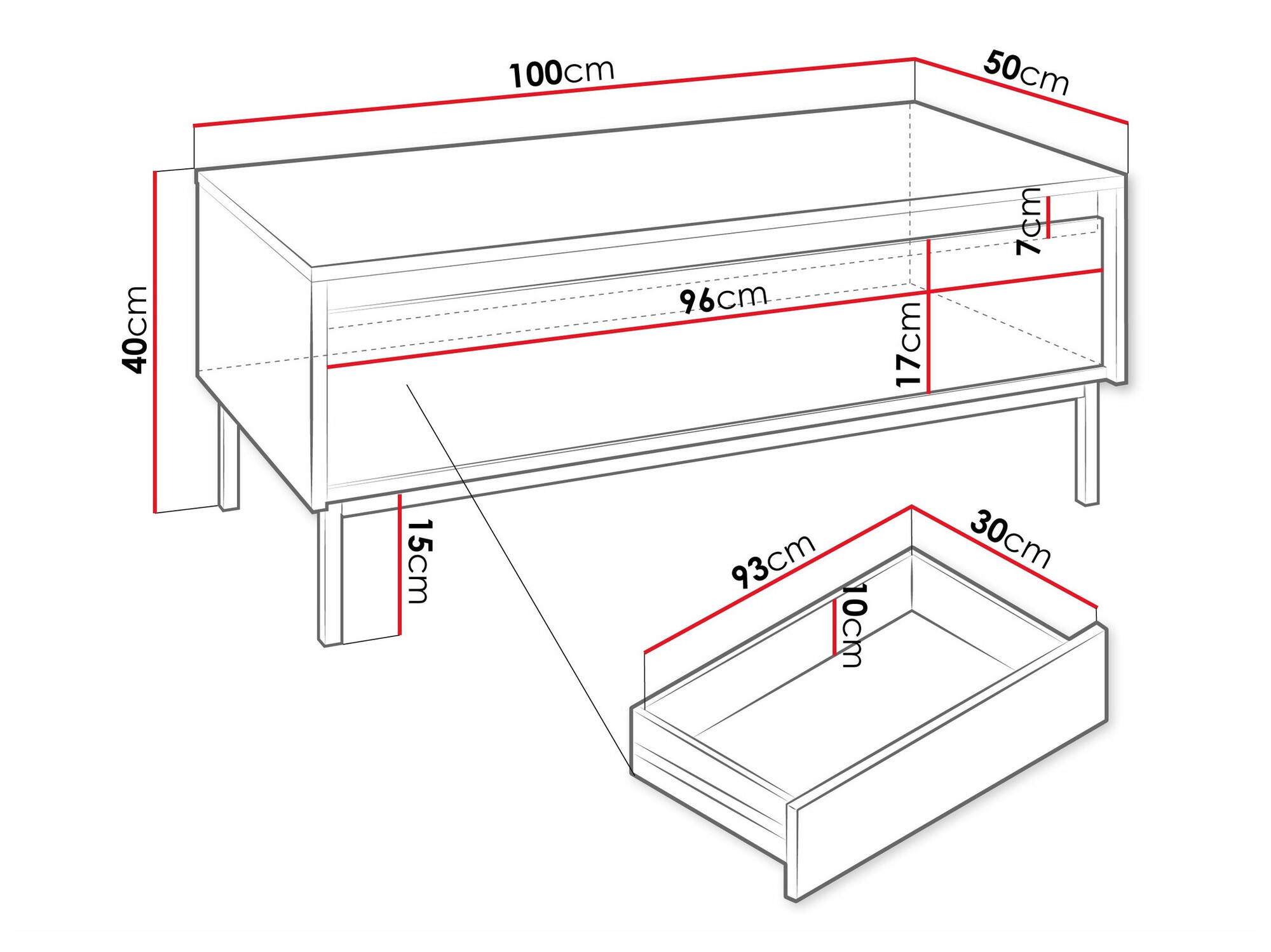 Žurnalinis staliukas ST8549