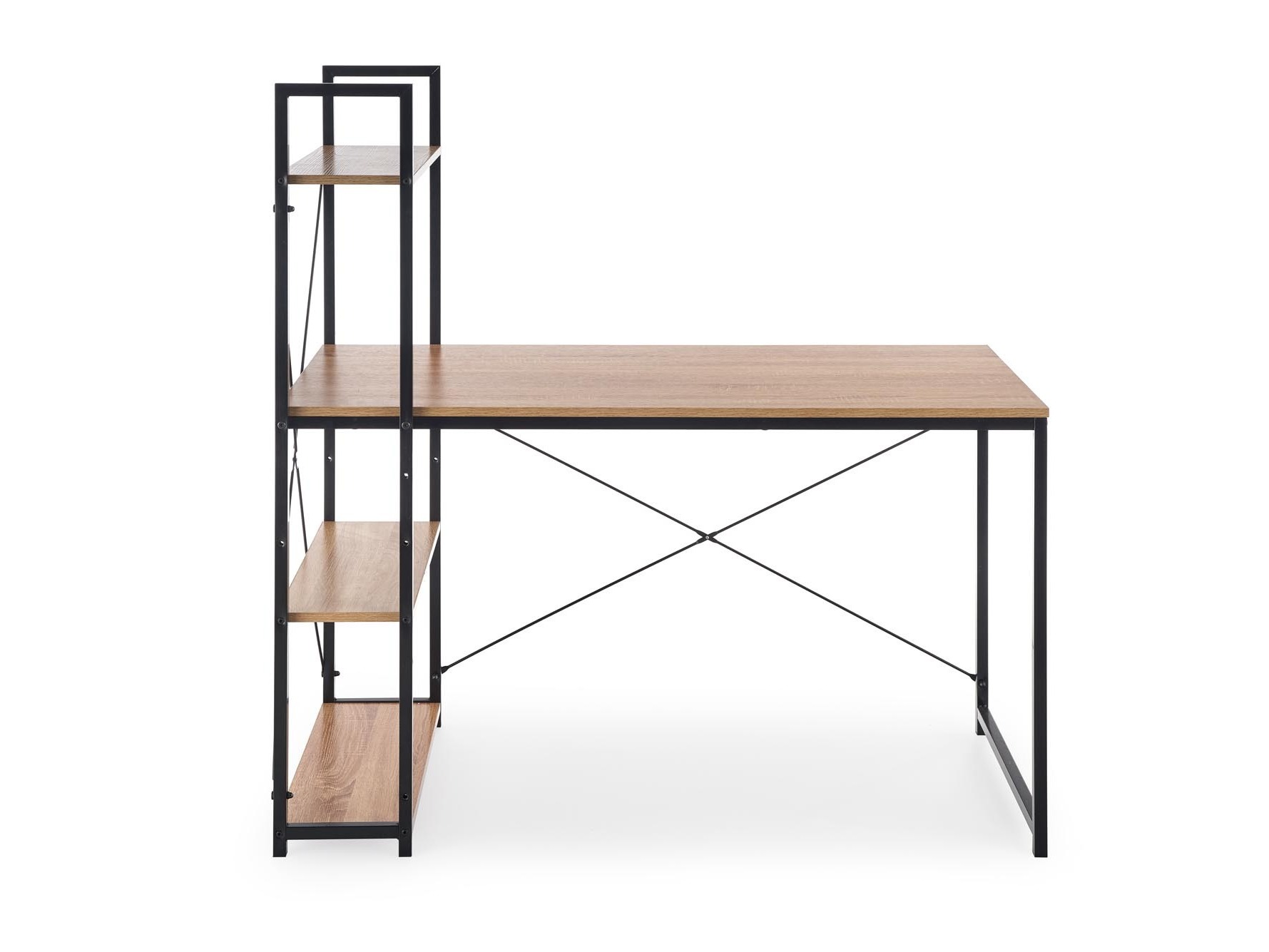 Darbo stalas Houston 1888 (Sonomos ąžuolas + Juoda)