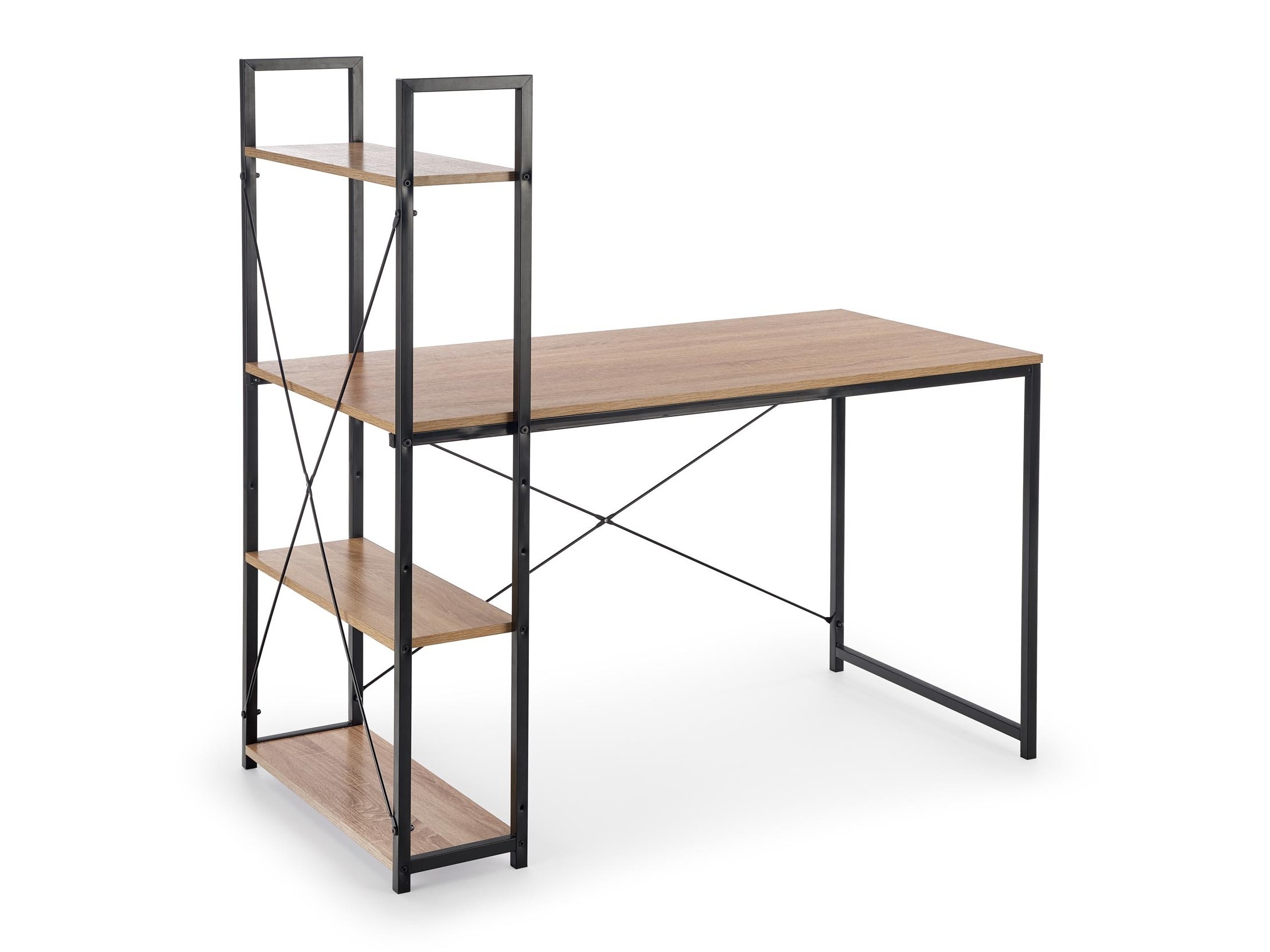 Darbo stalas Houston 1888 (Sonomos ąžuolas + Juoda)