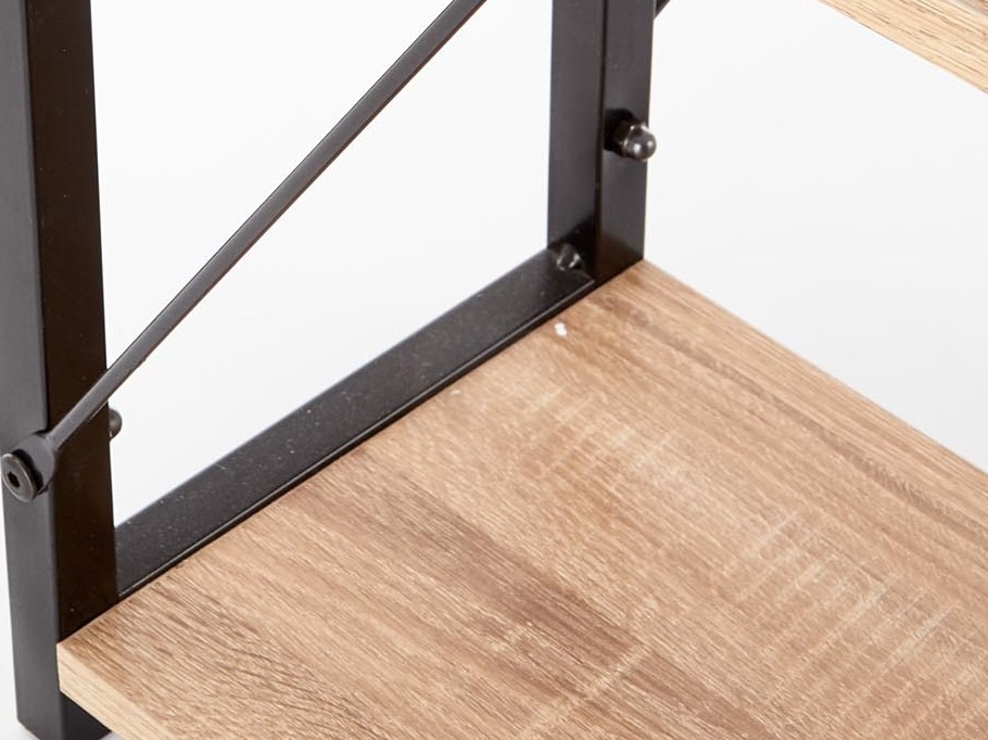 Darbo stalas Houston 1888 (Sonomos ąžuolas + Juoda)