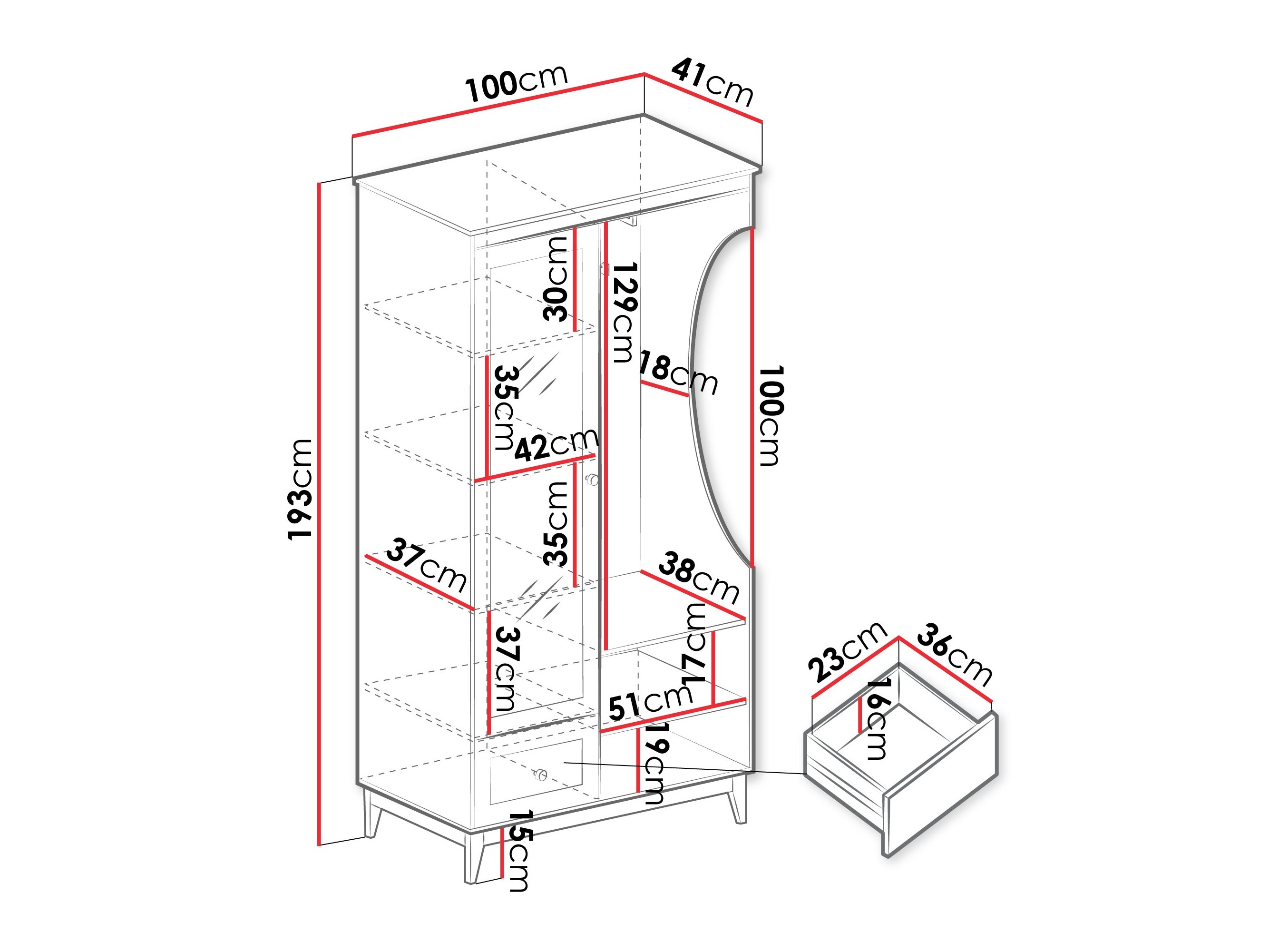Prieškambario komplektas Sonfera 113