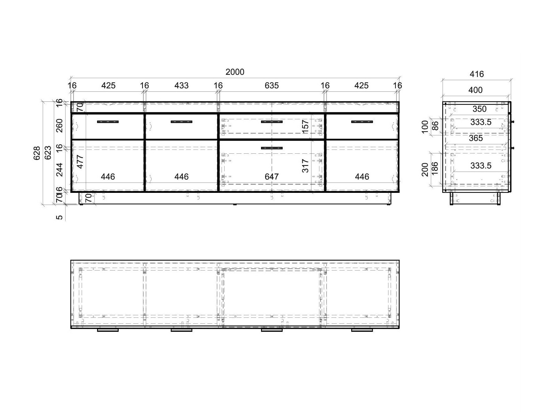 TV staliukas Balelbu 101