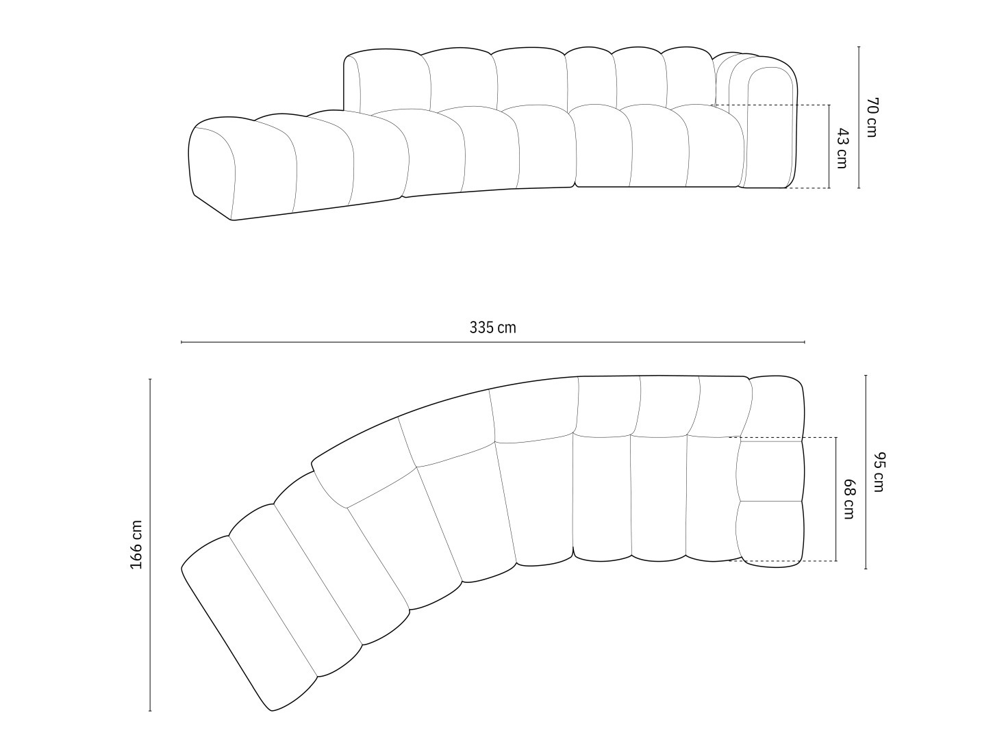 Modulinė sofa Cirleve 107 (Baloo 2090)