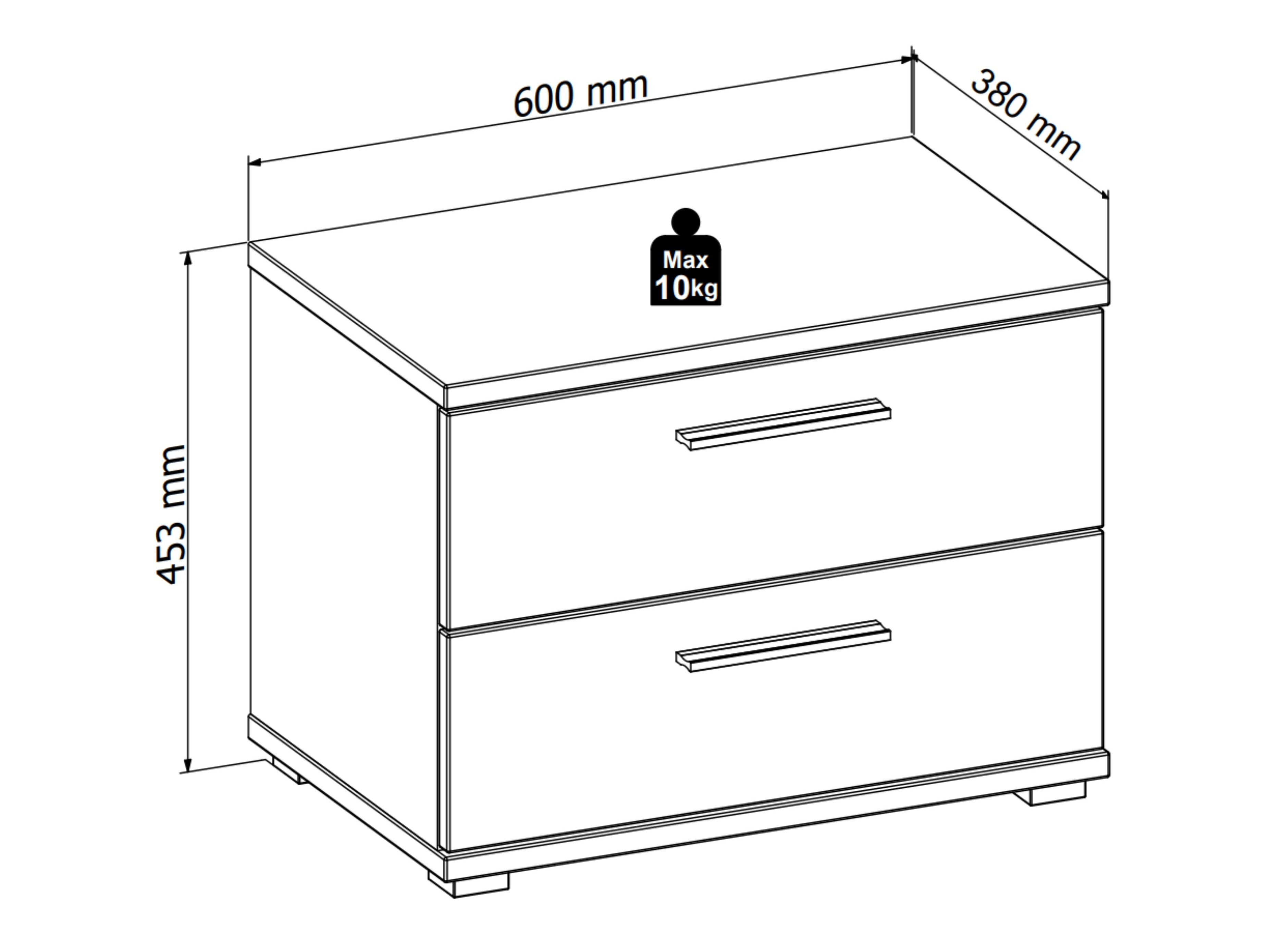 Naktinis staliukas Livcali 100 (Artisan ąžuolas + Kašmyras)
