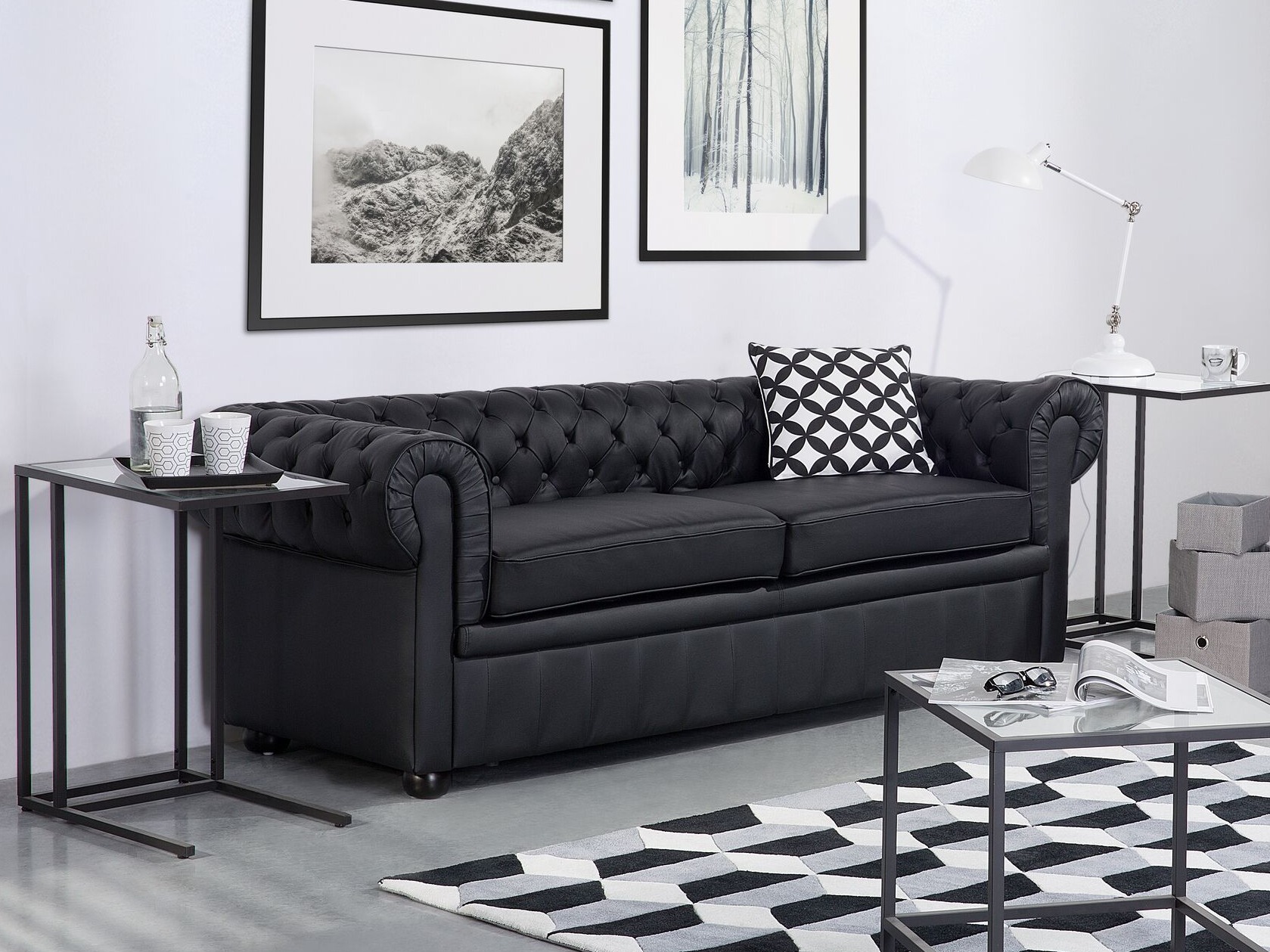 Chesterfield sofa Berwyn 832 (Juoda)