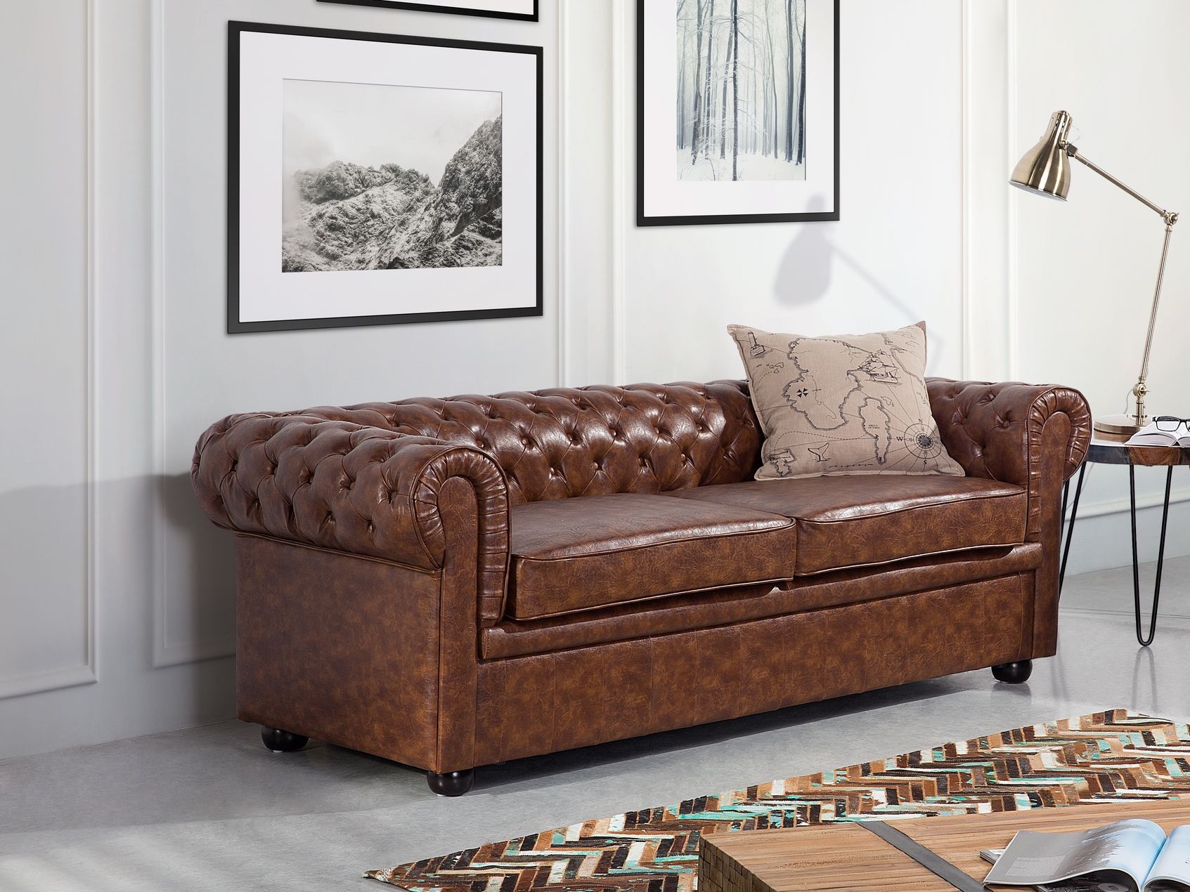 Chesterfield sofa Berwyn 832 (Ruda)