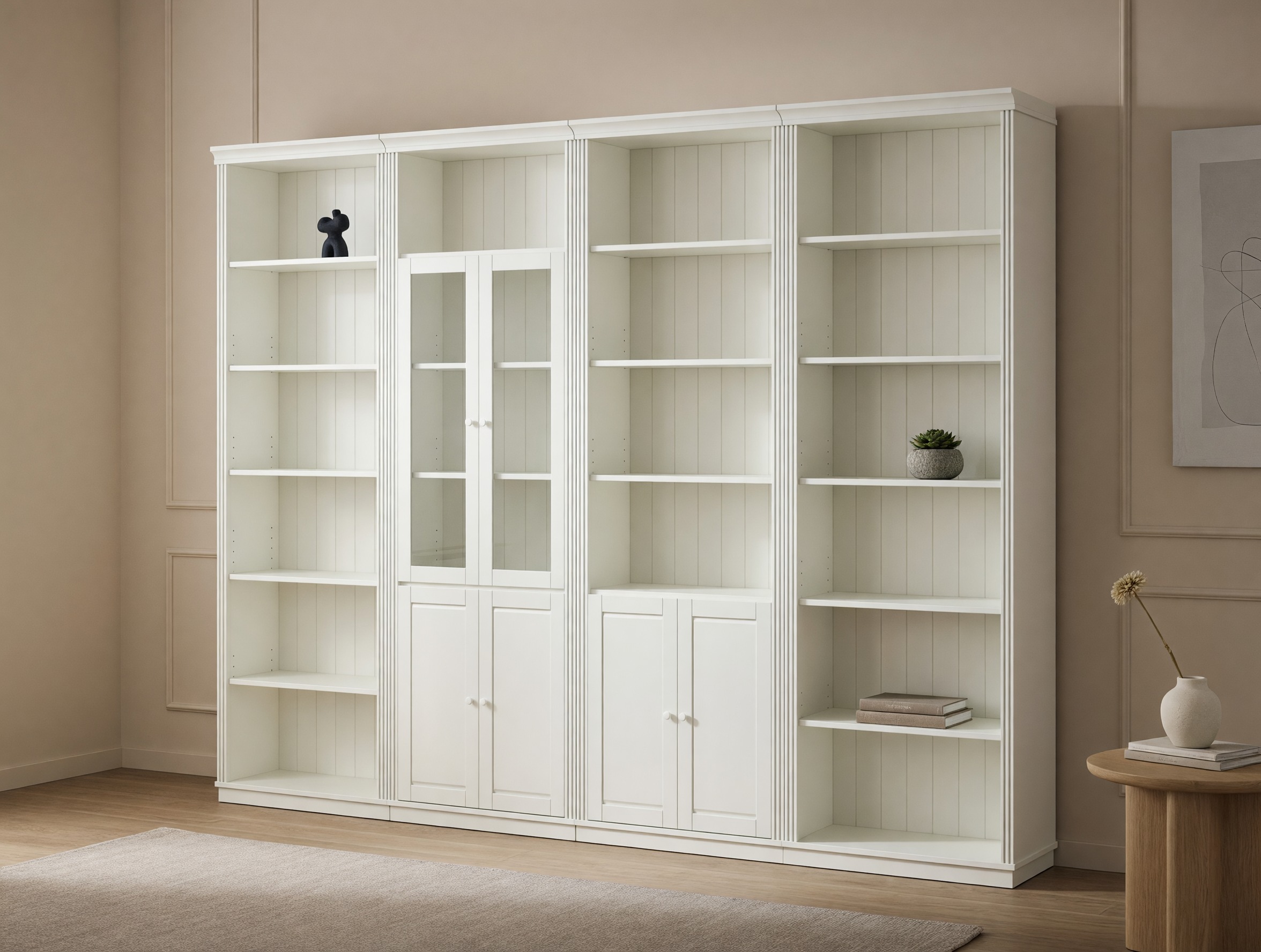 Lentynų komplektas Saltoro 112 (Balta)