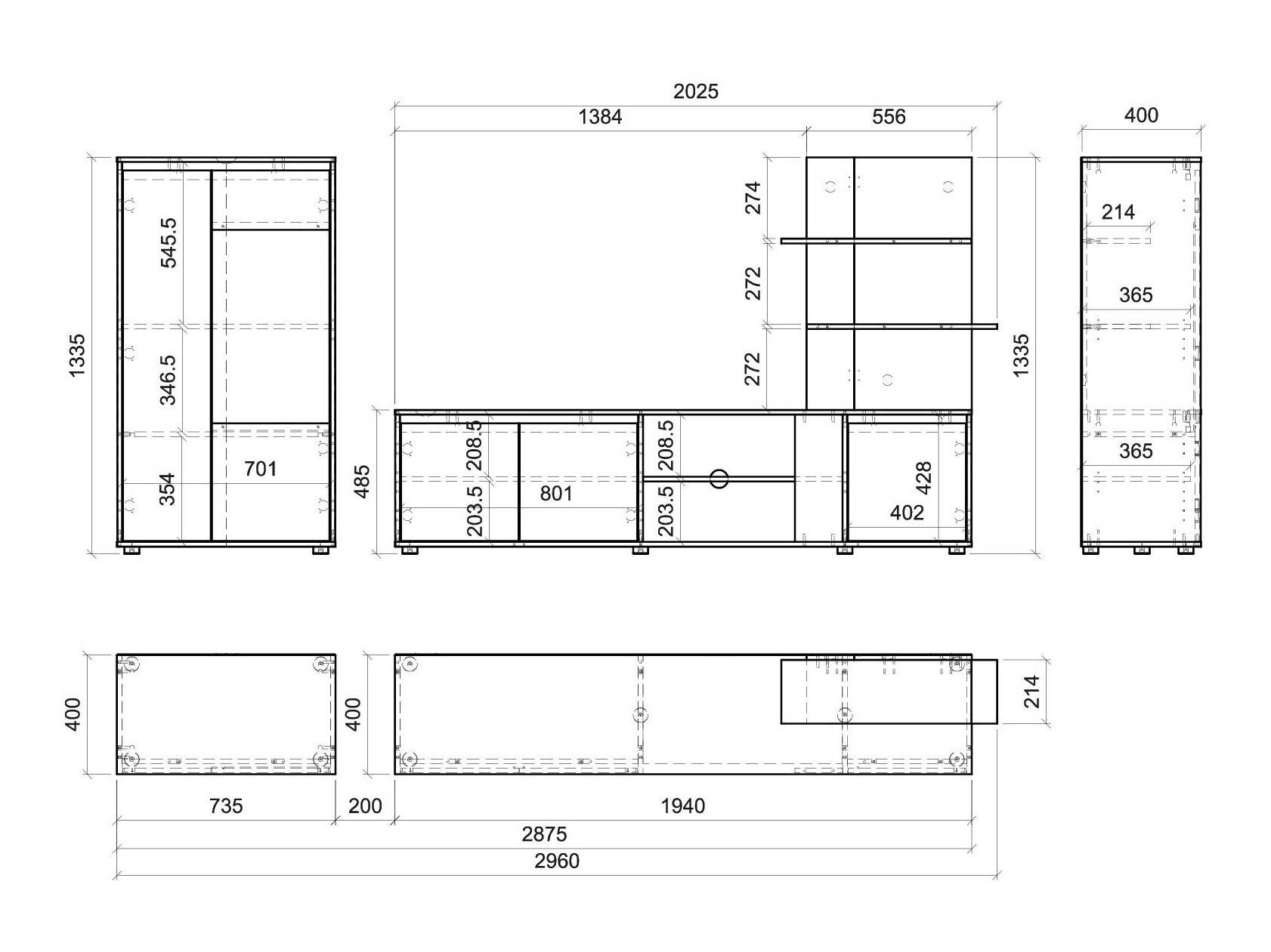 Svetainės komplektas Ontario 226