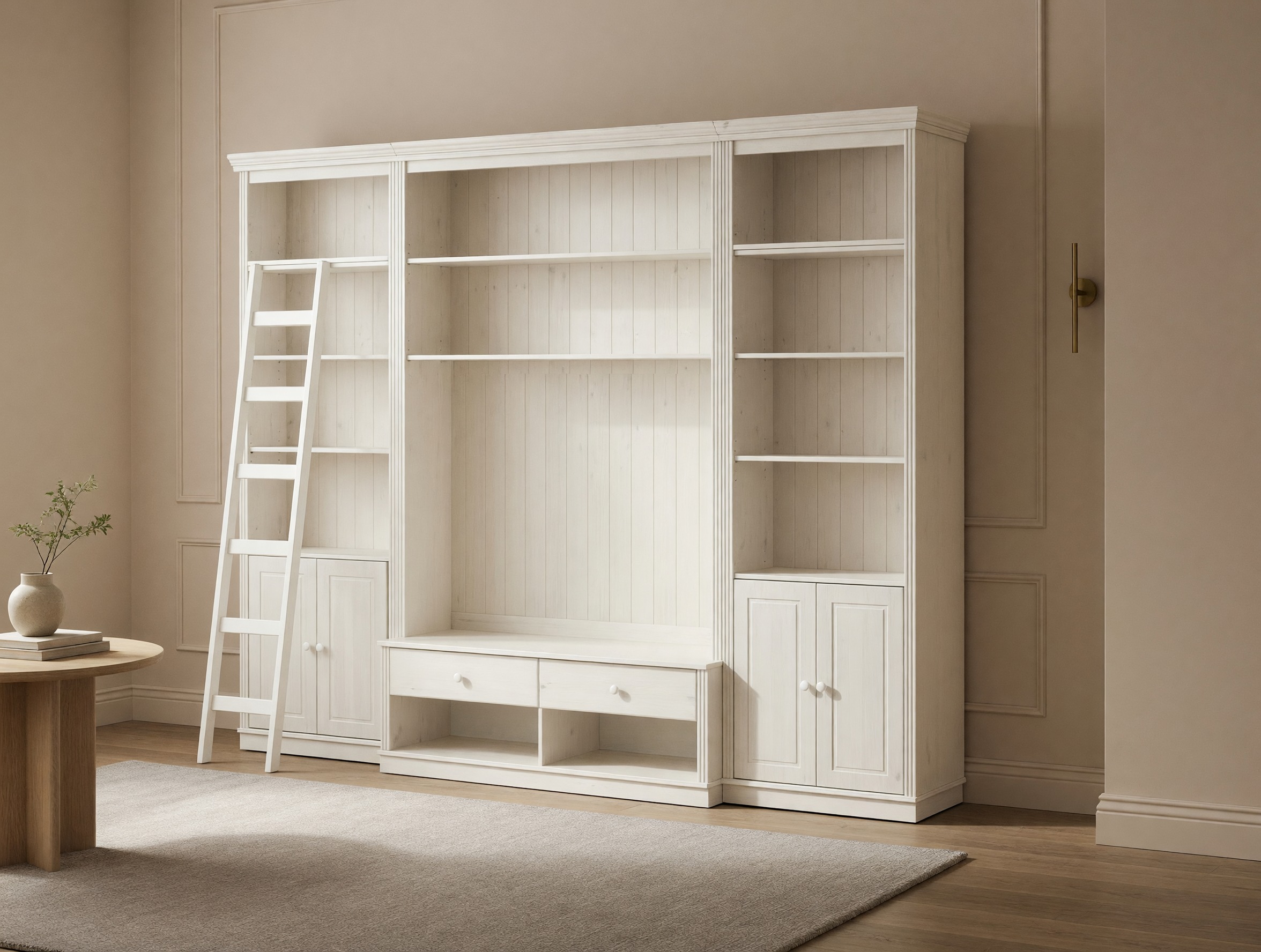 Svetainės komplektas Saltoro 107 (Balta)