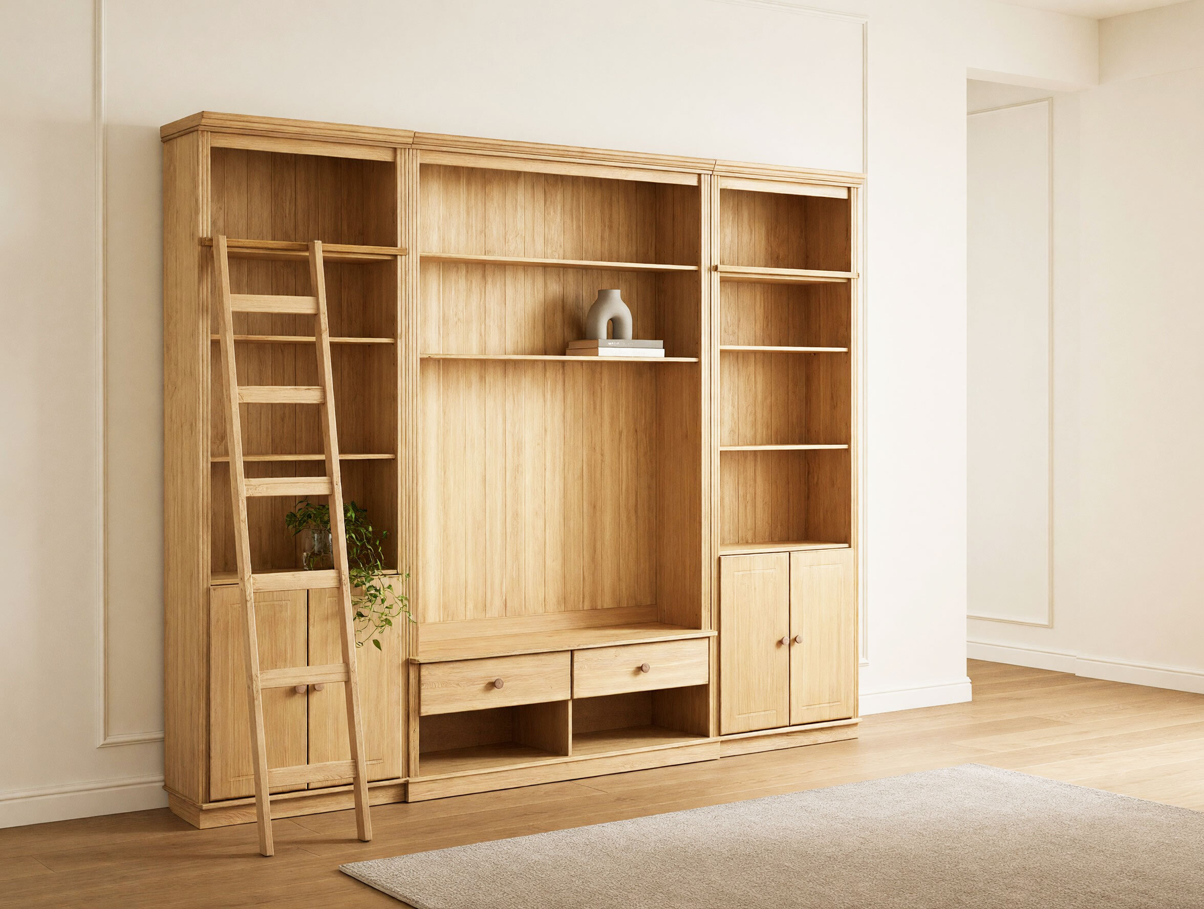 Svetainės komplektas Saltoro 107 (Šviesi ruda)