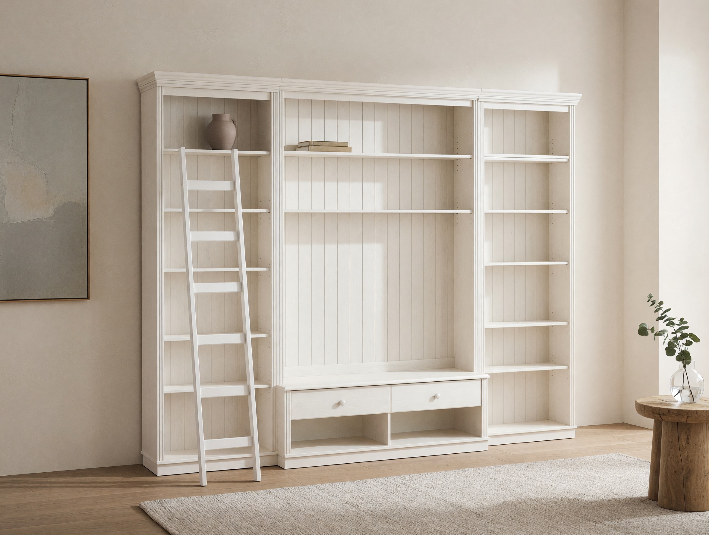 Svetainės komplektas Saltoro 108 (Balta)