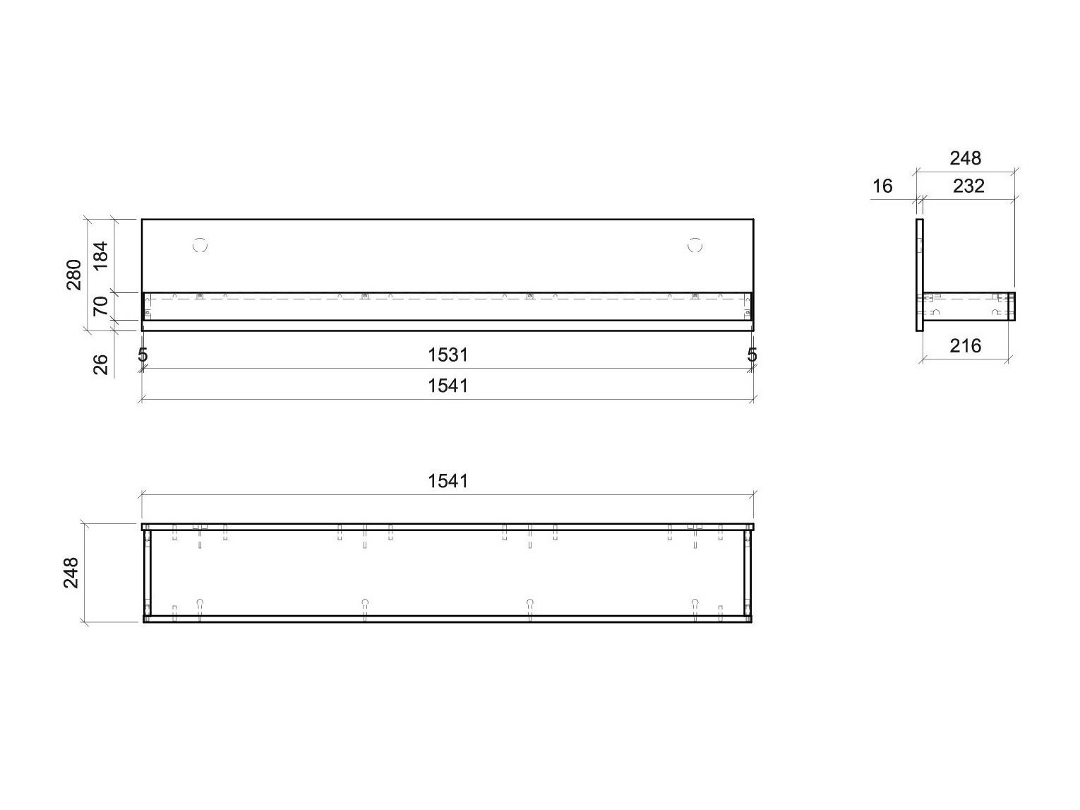 Pakabinama lentyna Ophtola 111