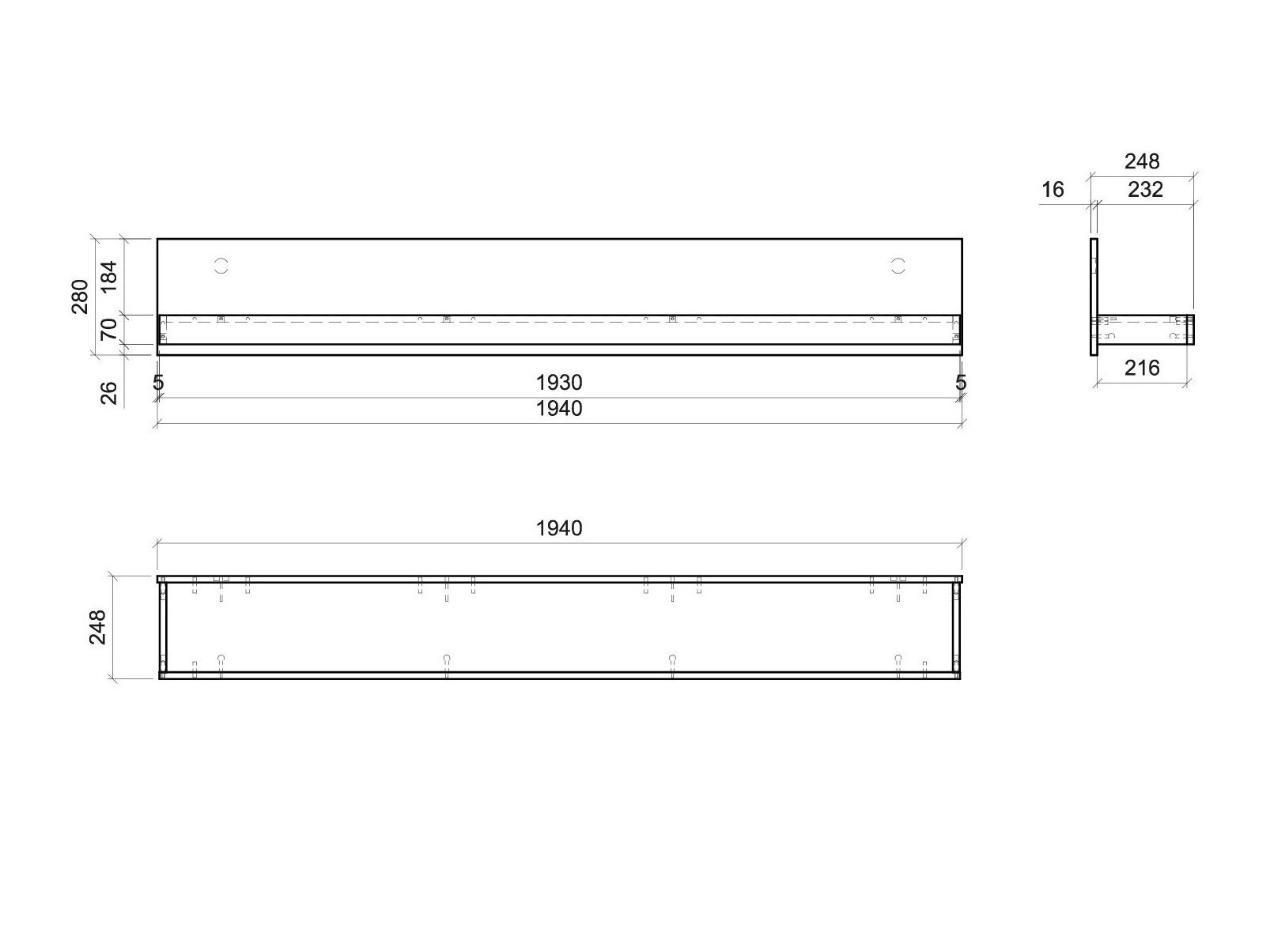 Pakabinama lentyna Ophtola 112