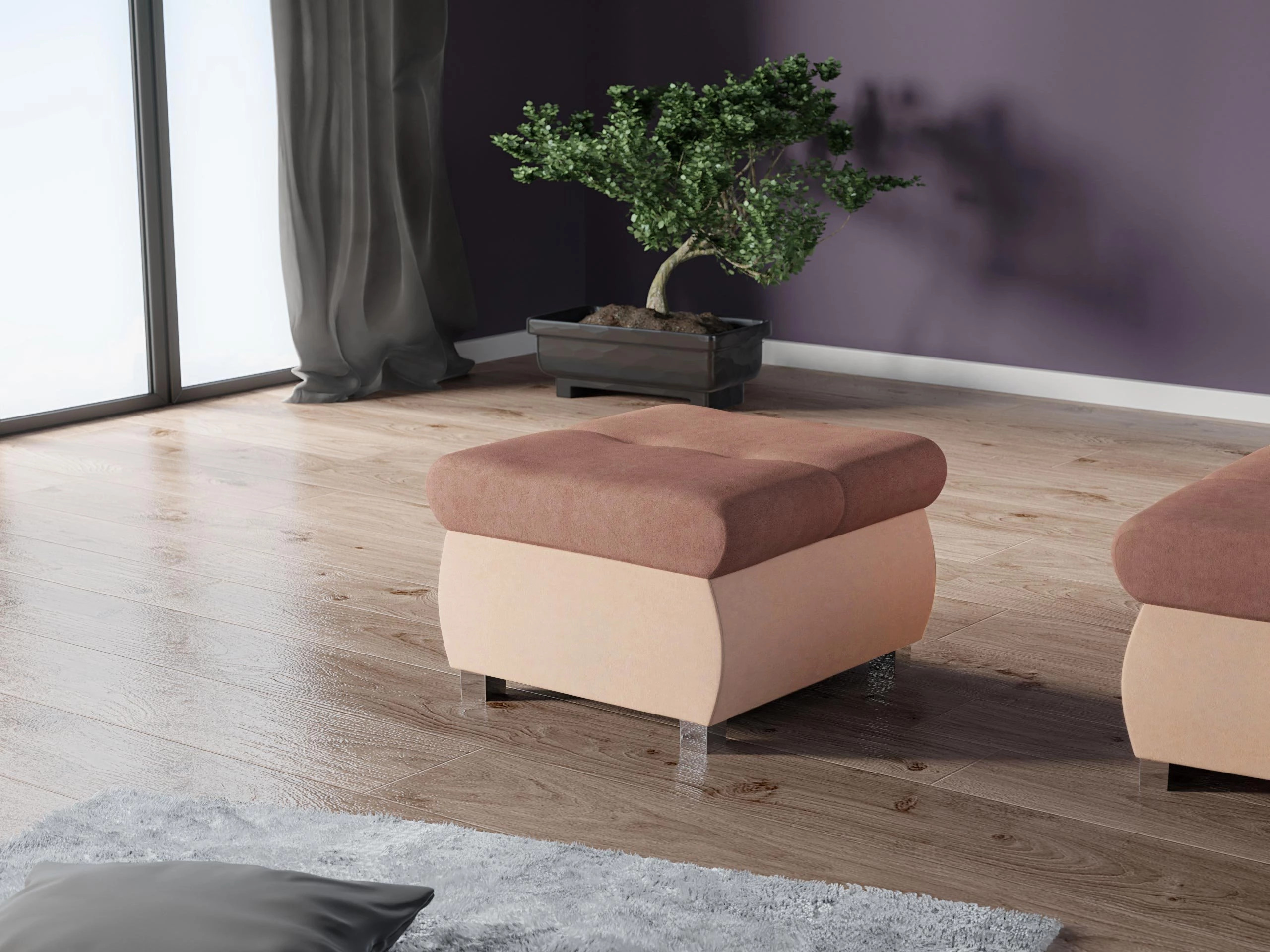 Pufas Comfivo Nitor (Uttario Velvet 2956 + Uttario Velvet 2955)