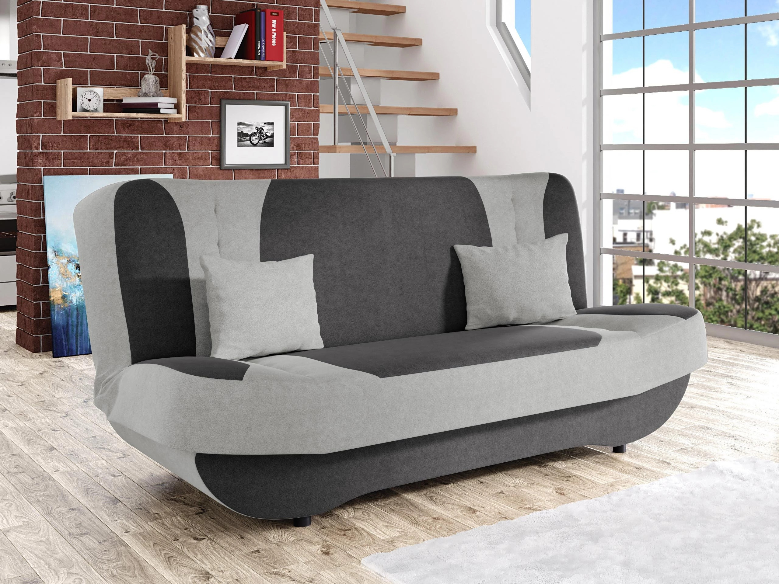 Sofa lova Comfivo Cervus (Uttario Velvet 2971 + Uttario Velvet 2973)