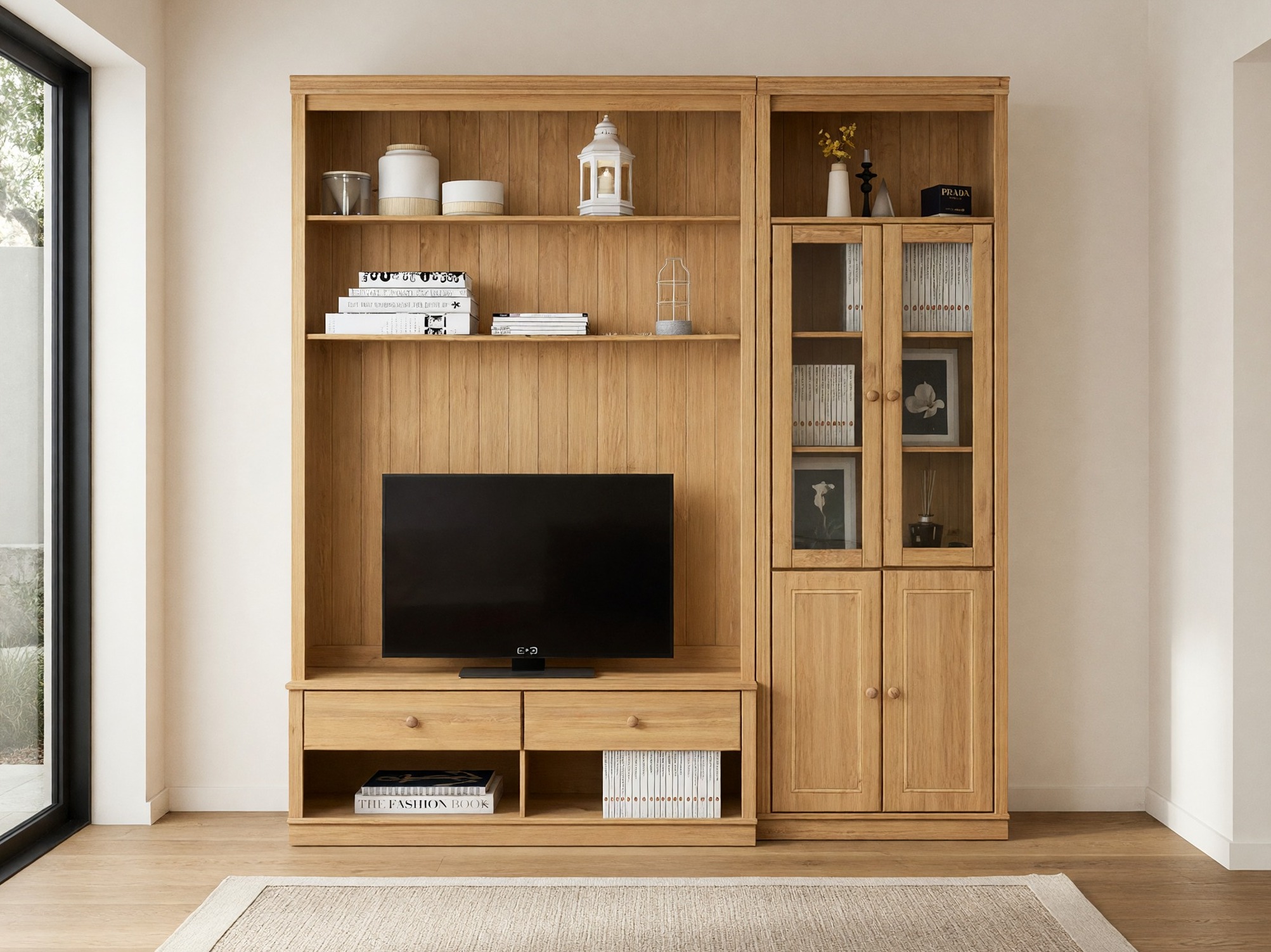 Svetainės komplektas Saltoro 124 (Šviesi ruda)