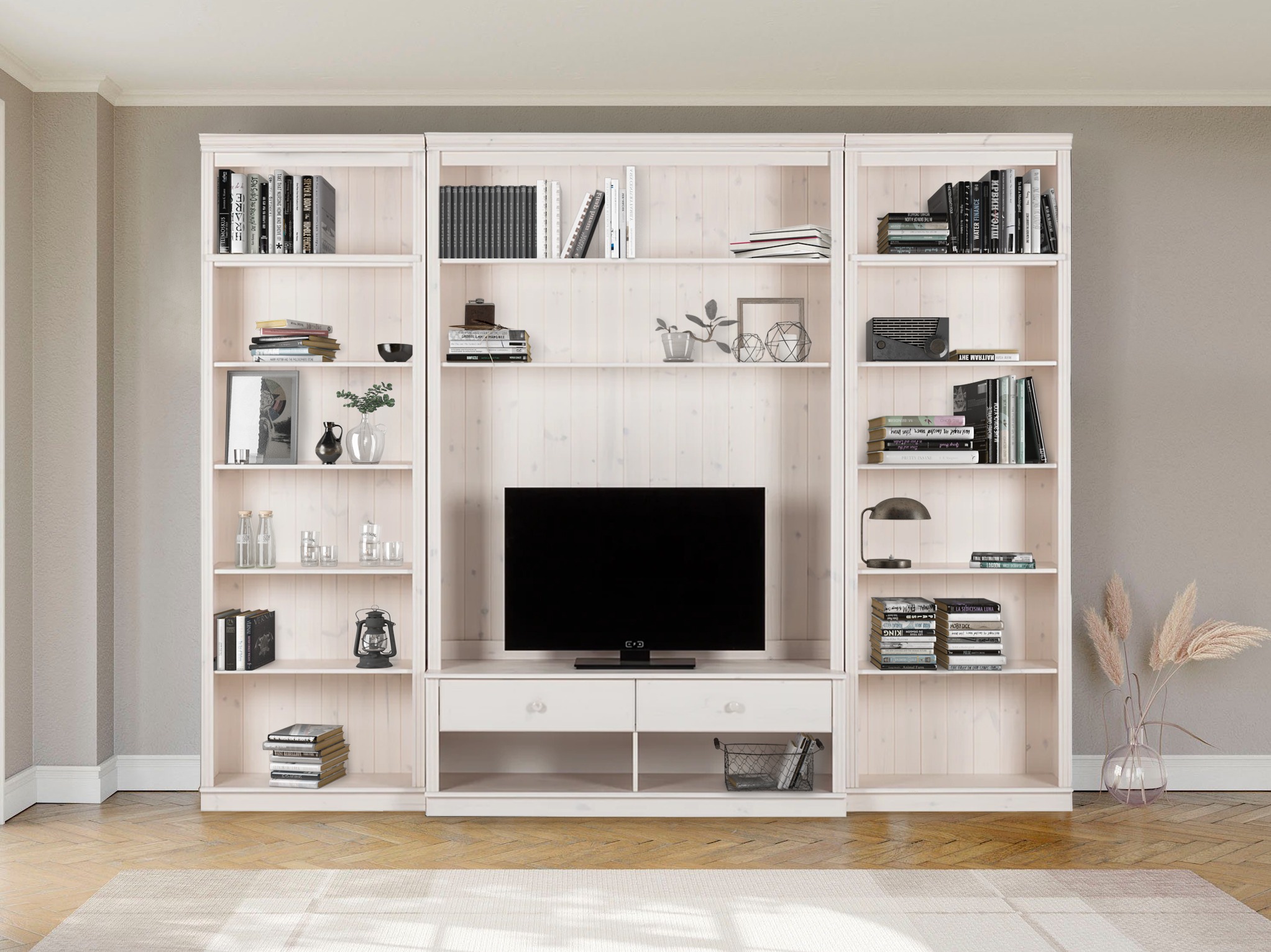 Svetainės komplektas Saltoro 127 (Balta)