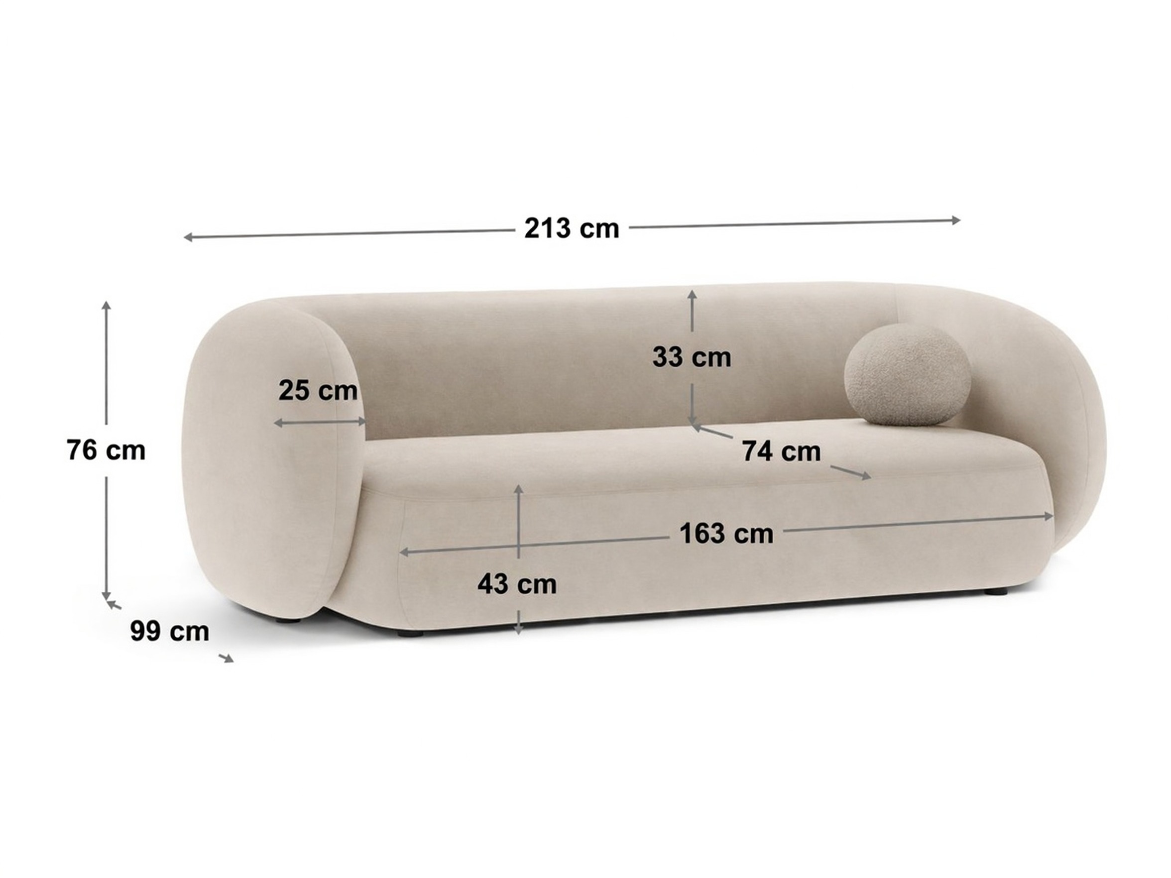 Sofa Nolala 101 (Salvador 11)