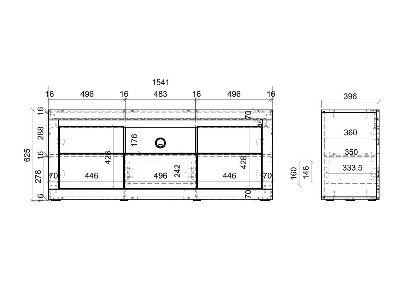 Svetainės komplektas Ophtola 120 (Kairinis)