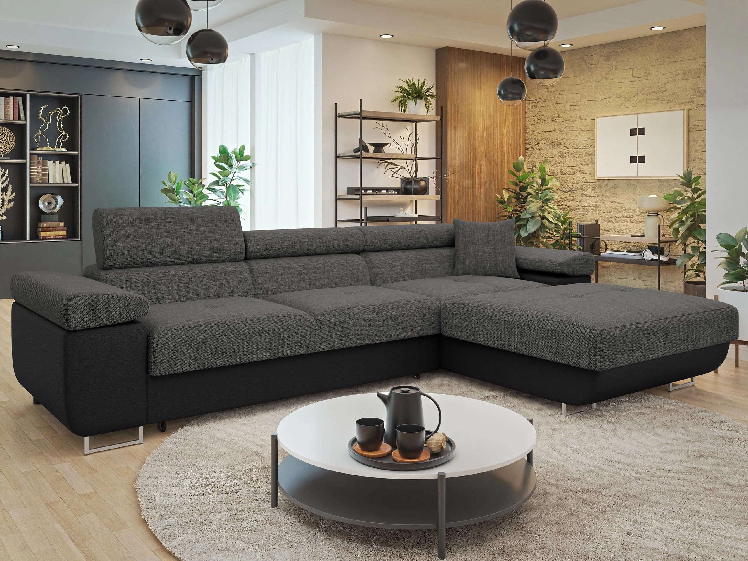 Minkštas kampas Comfivo Vinetum II (Soft 011 + Lux 06)