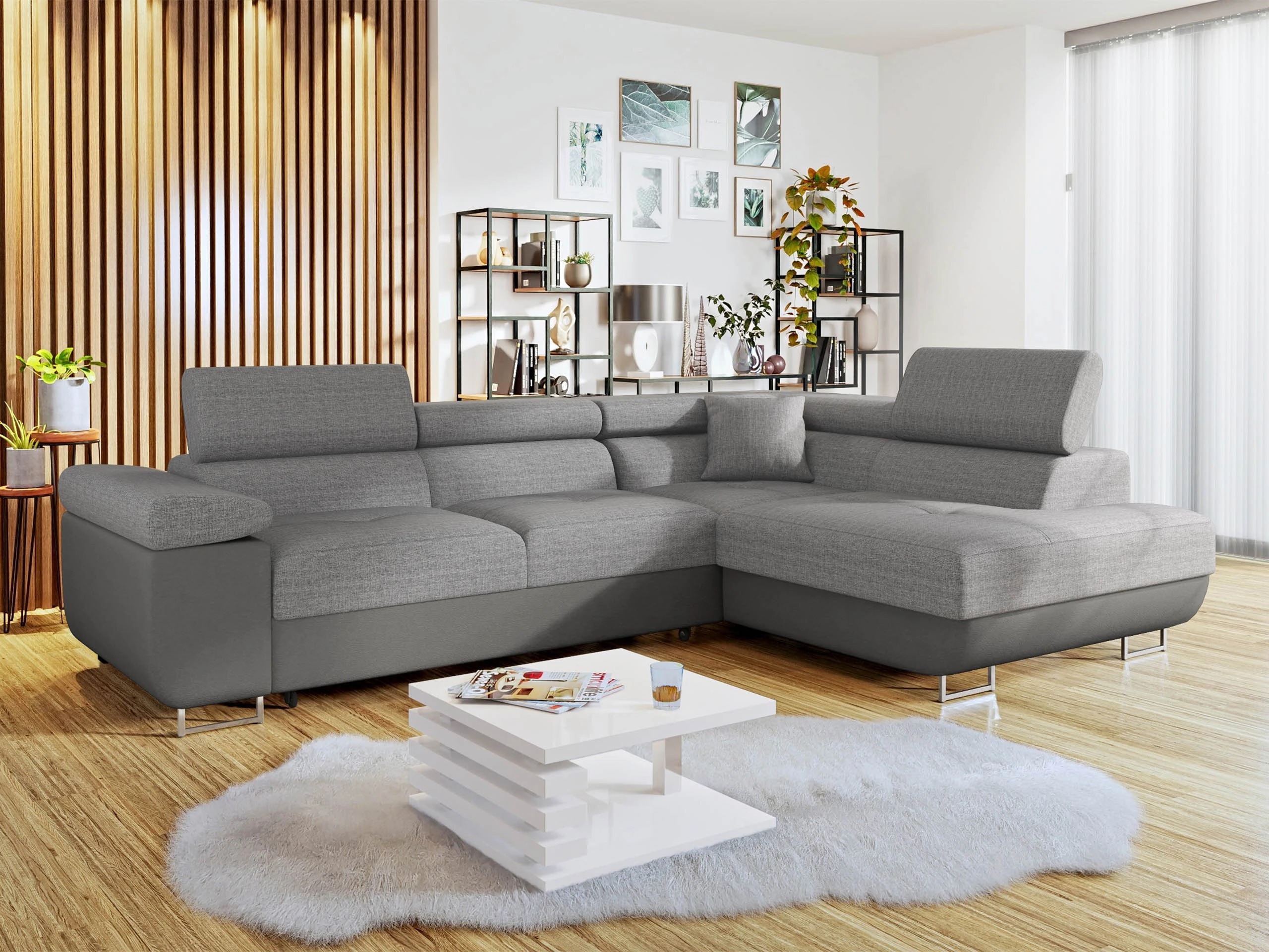 Minkštas kampas Comfivo Vinetum (Soft 029 + Lux 05)