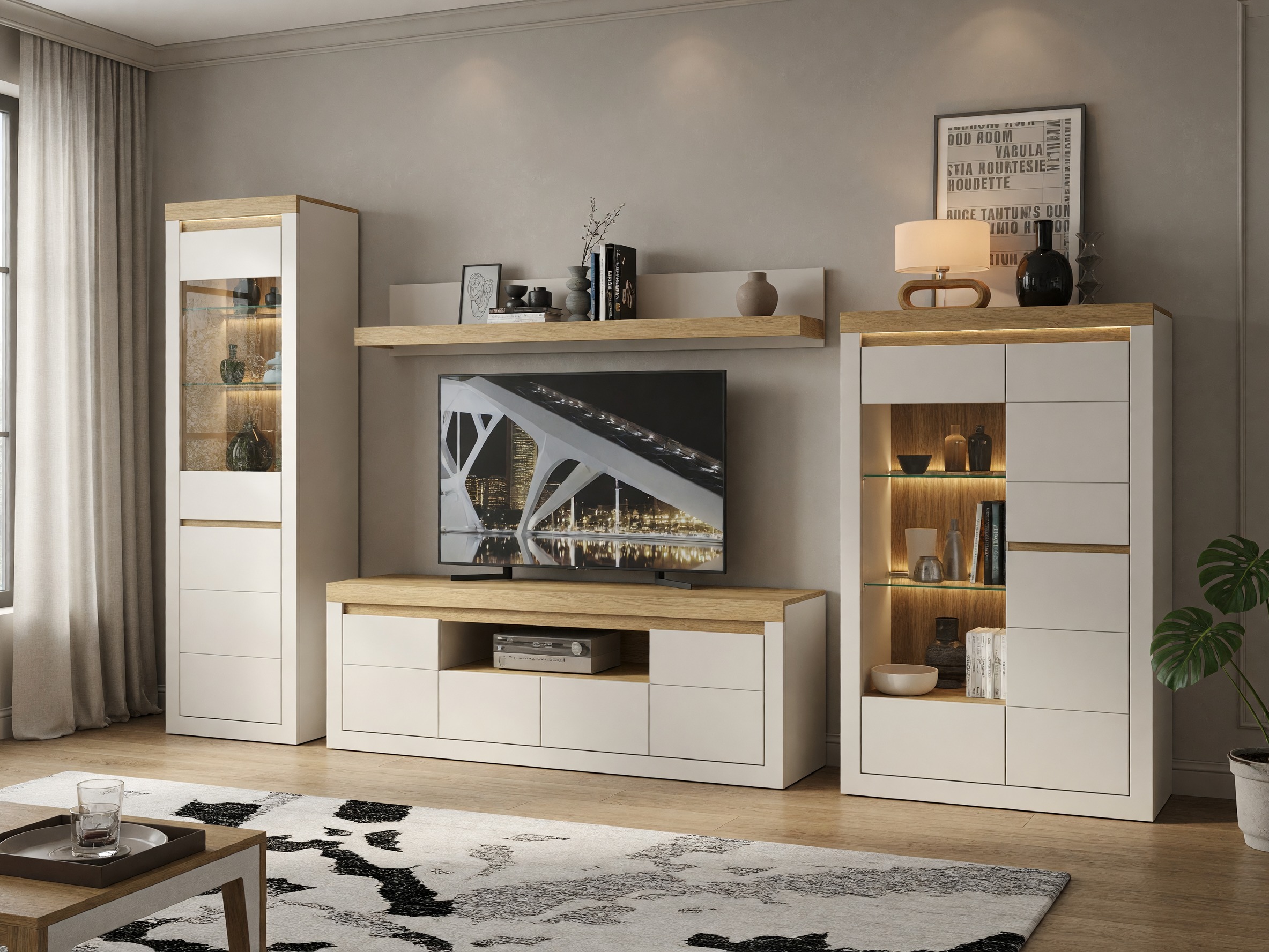 Svetainės komplektas Ophtola 121 (Kairinis)