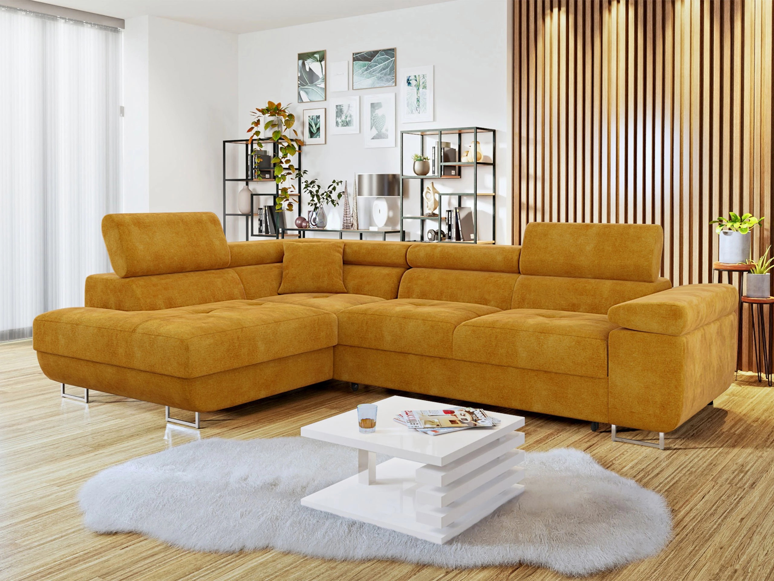 Minkštas kampas Comfivo Vinetum (Wave 05)