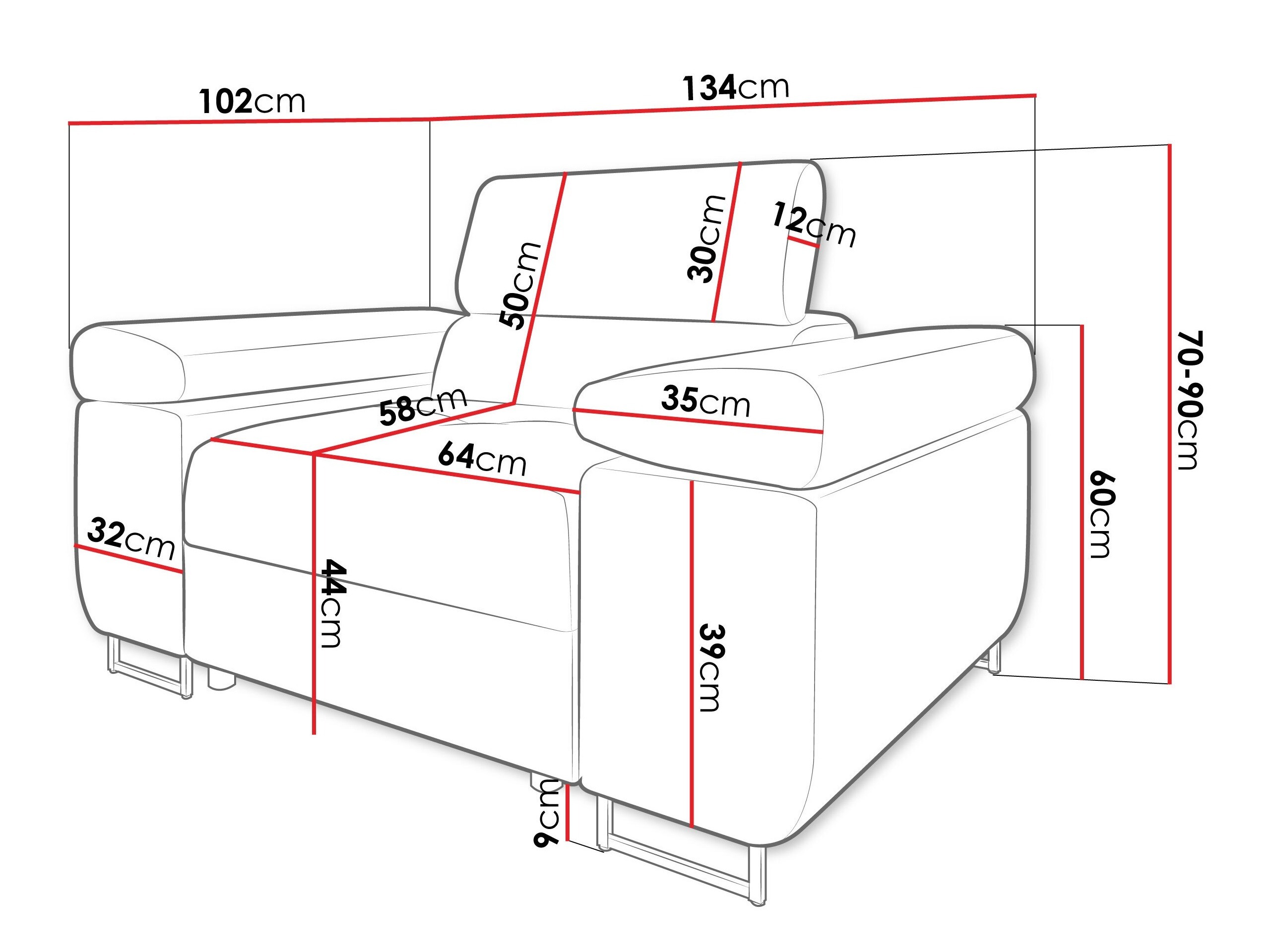 Fotelis Comfivo Vinetum (Manila 16)