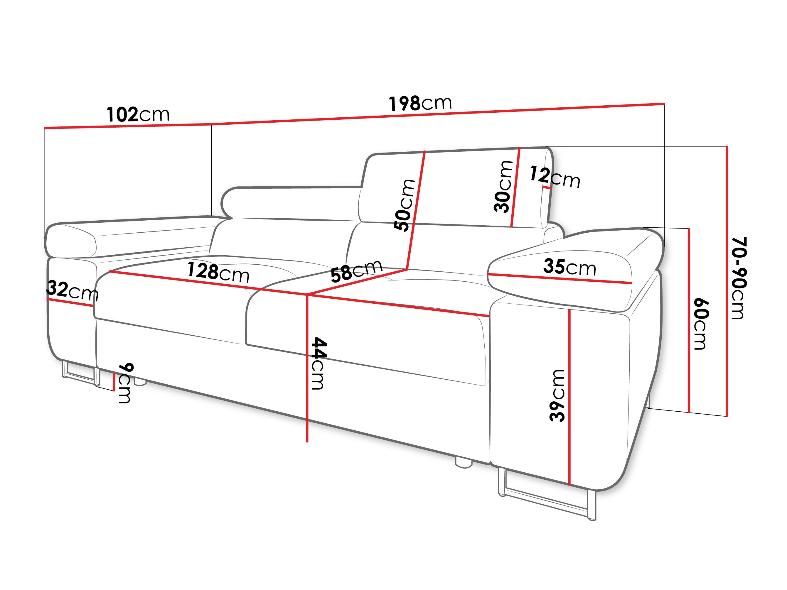 Sofa Comfivo Vinetum II (Flow 06)