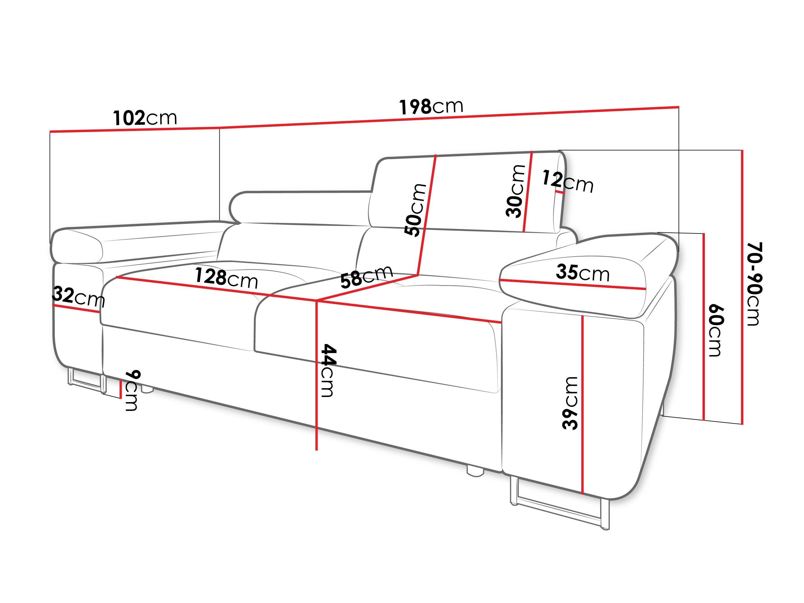 Sofa Comfivo Vinetum II (Lux 05)