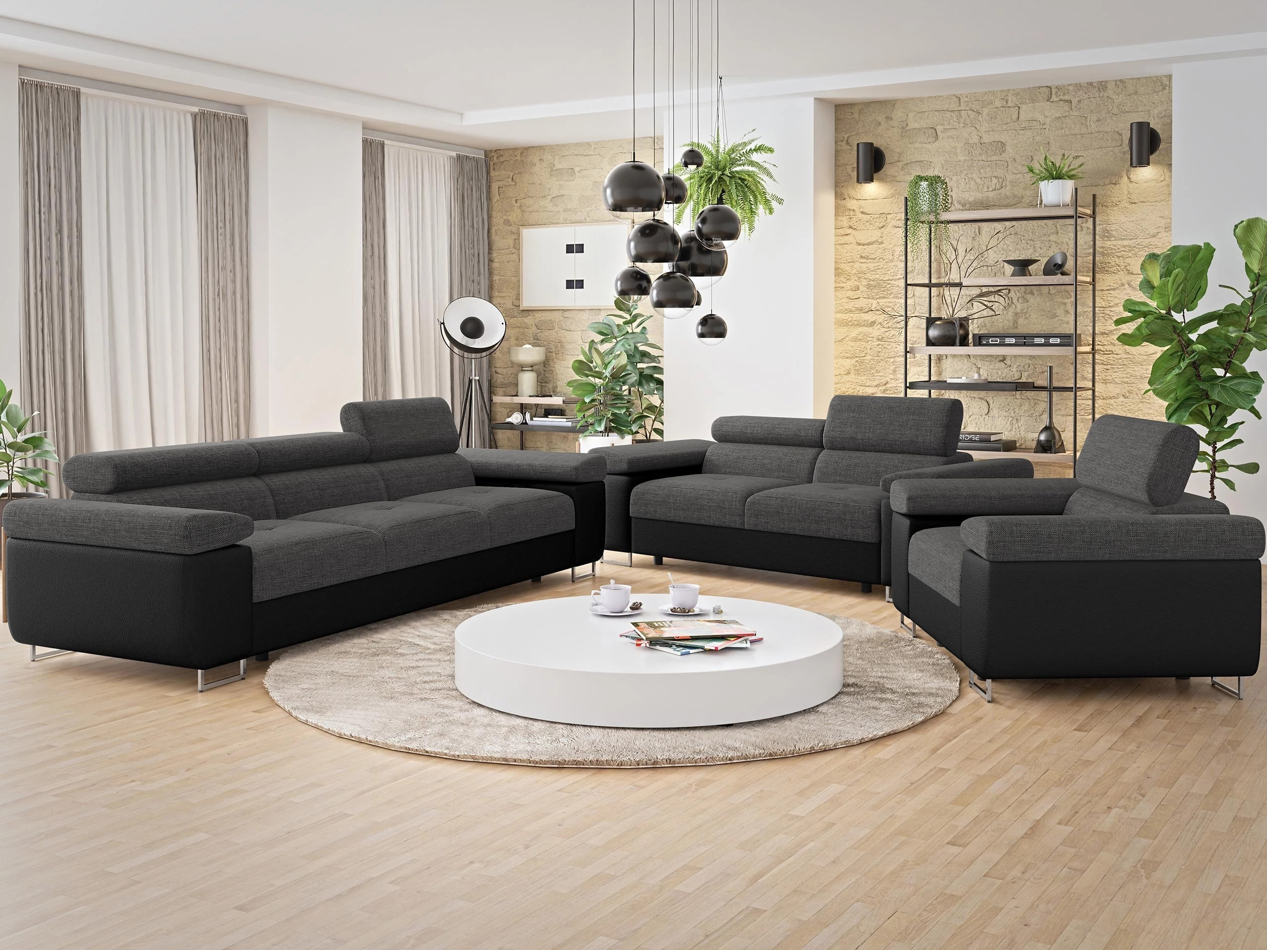 Minkštų baldų komplektas Comfivo Vinetum (Soft 011 + Lux 06)