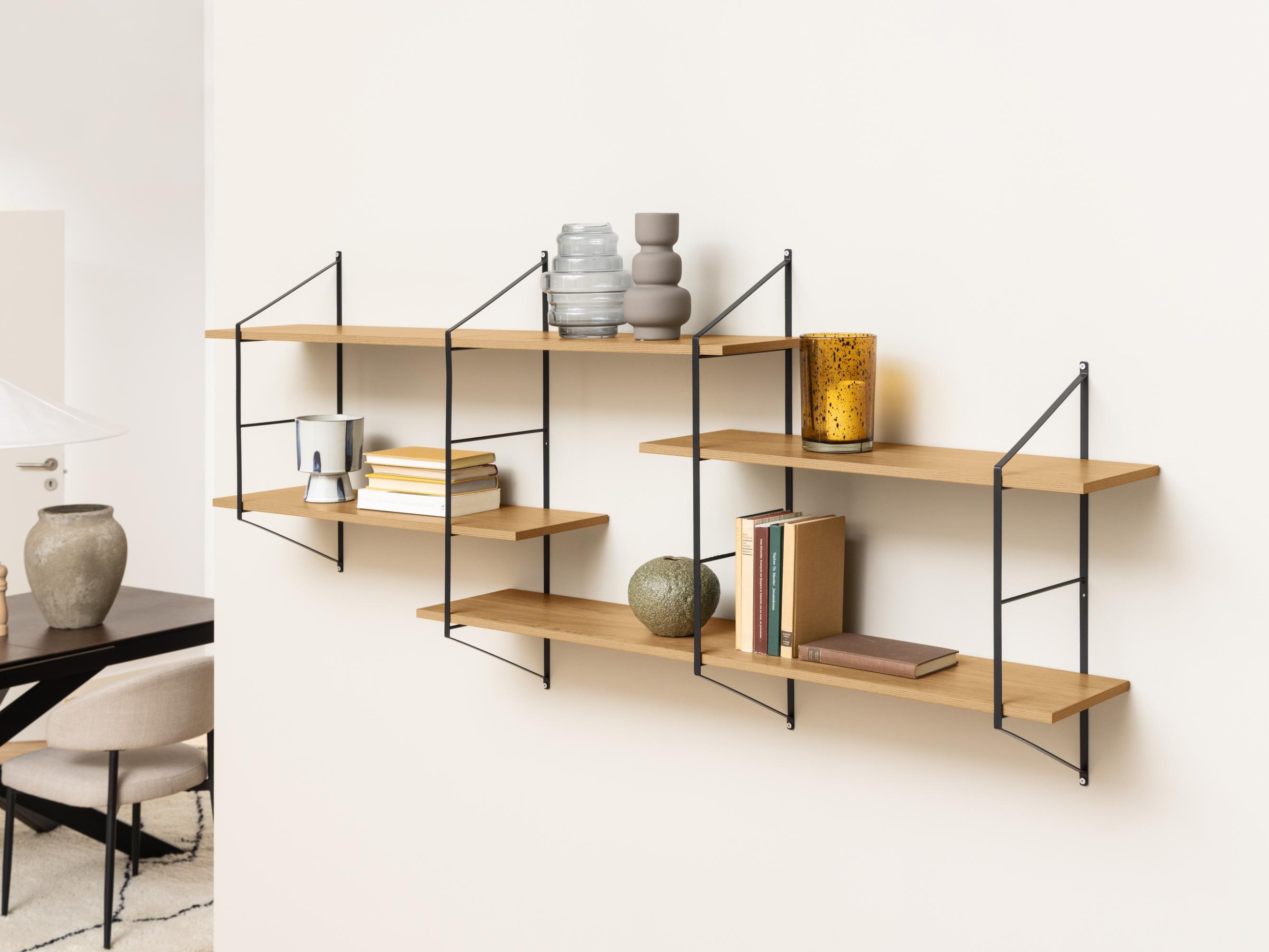 Pakabinama lentyna Norsica 447 (Šviesi ruda + Juoda)