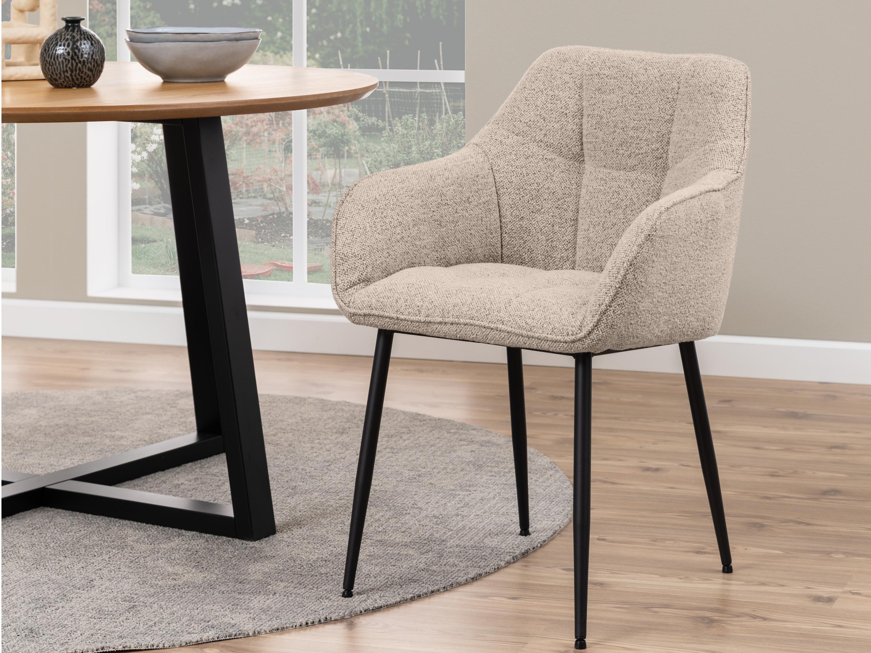 Kėdė Norsica 454 (Smėlinė + Juoda)