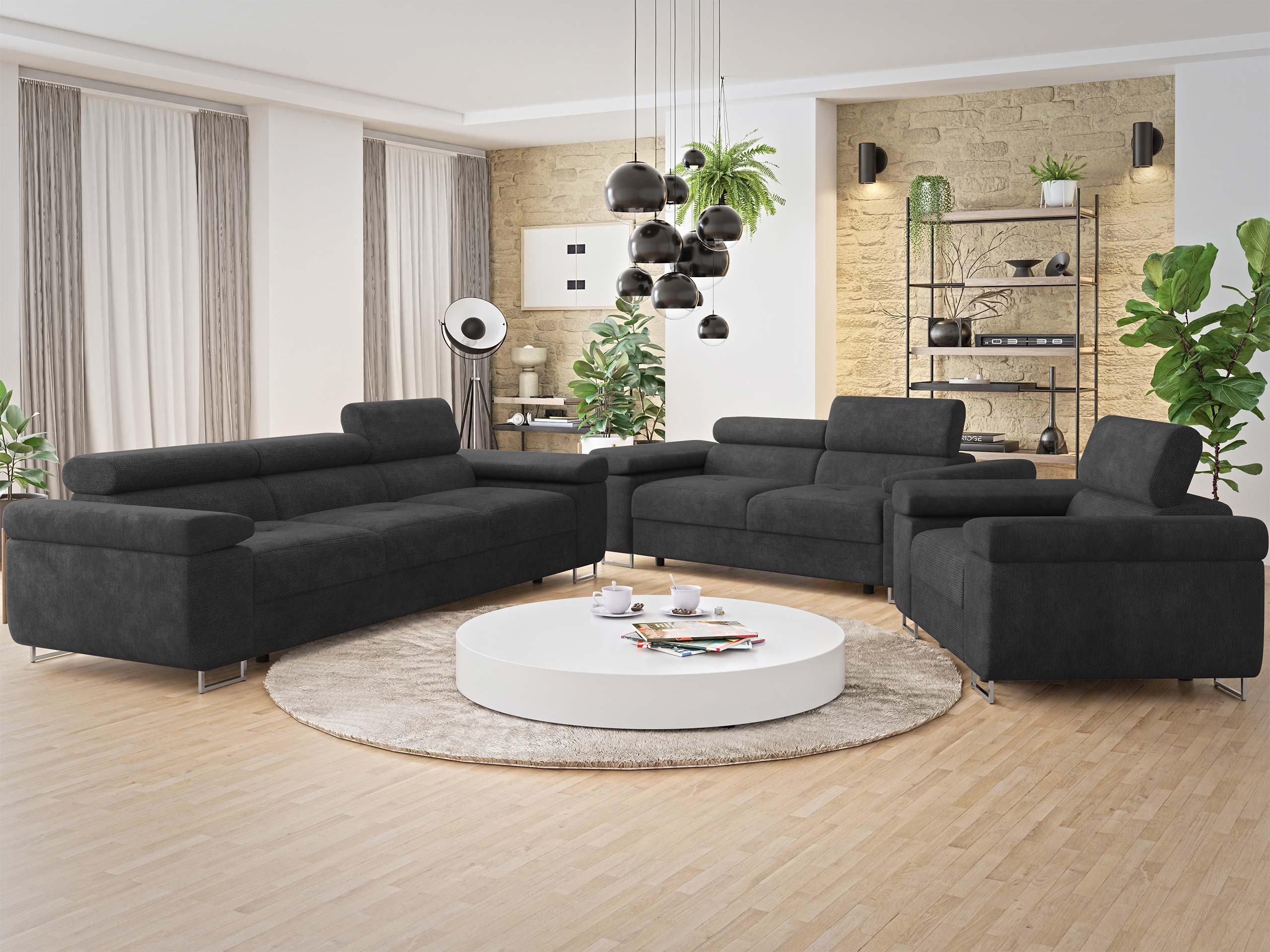 Minkštų baldų komplektas Comfivo Vinetum (Margo 227.09)