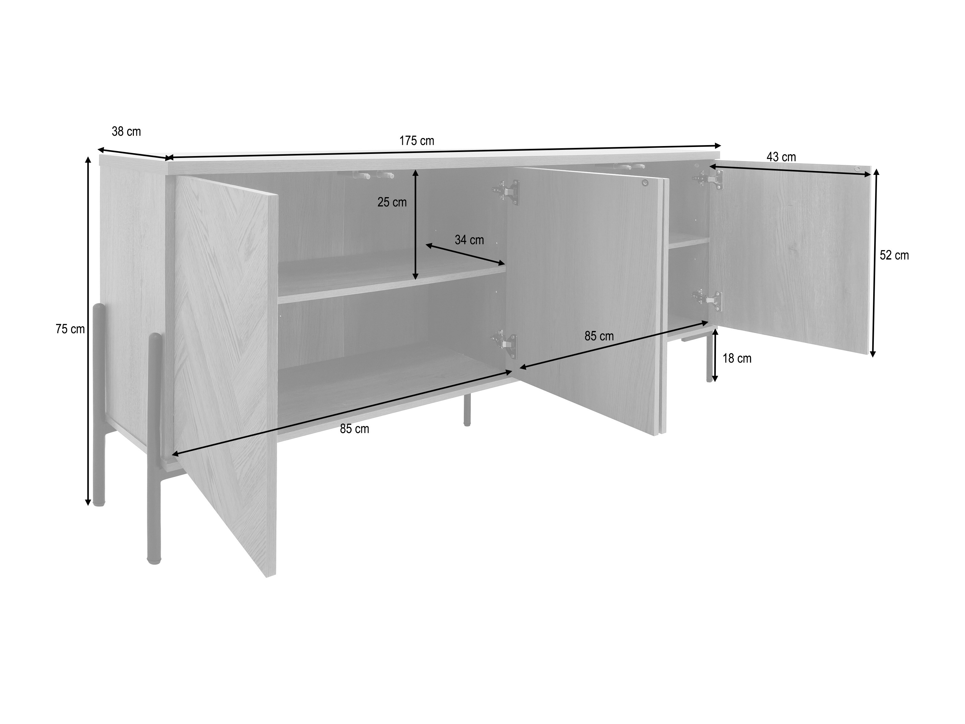 Spintelė Denton 1523 (Ąžuolas)